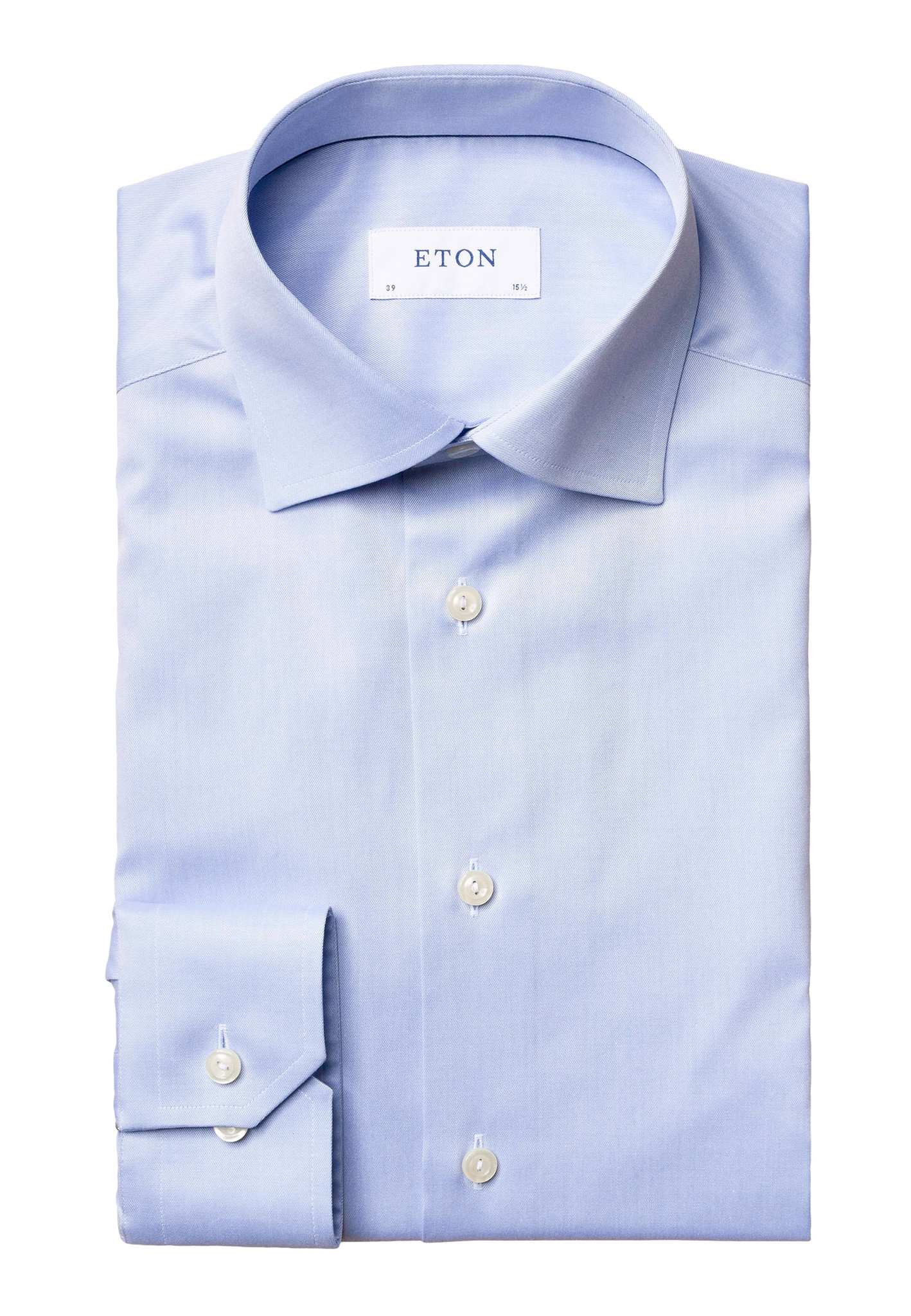 Eton lange mouw overhemden blauw Heren maat 40