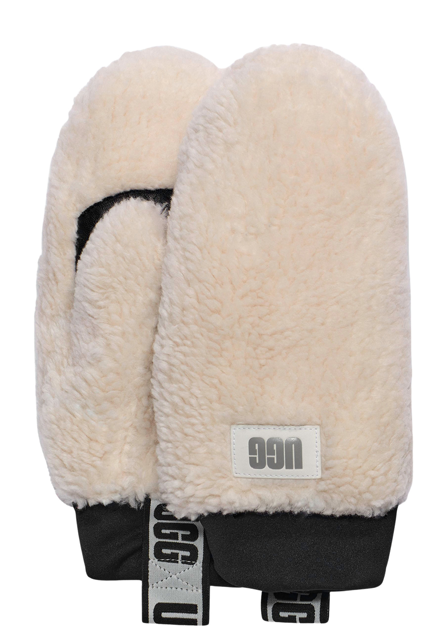 Ugg Sherpa handschoenen ecru Dames maat S/M