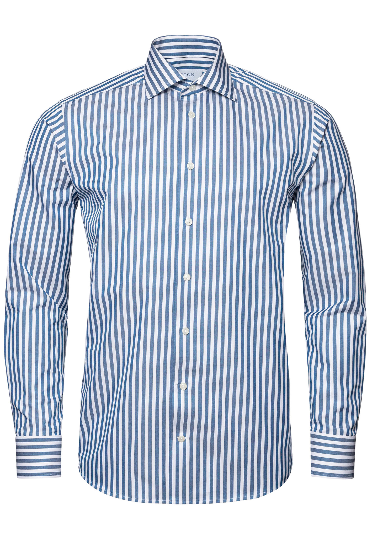 Eton lange mouw overhemden blauw Heren maat 46