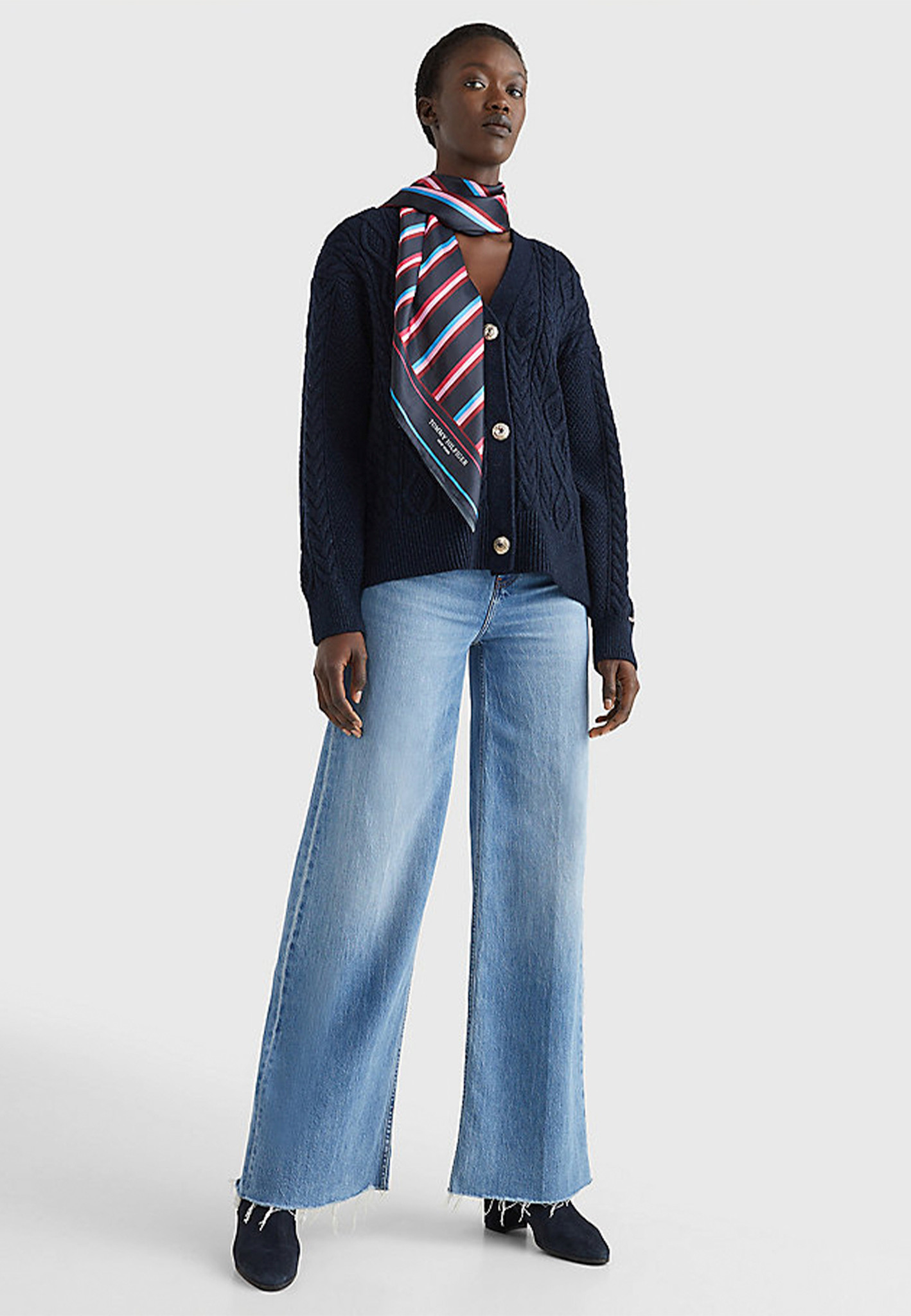 Tommy Hilfiger Sjaal Multicolour Dames maat ONE SIZE