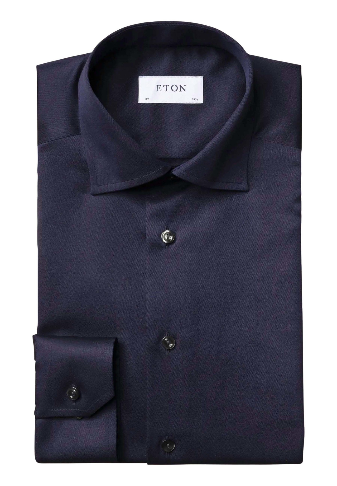 Eton lange mouw overhemden donkerblauw Heren maat 41