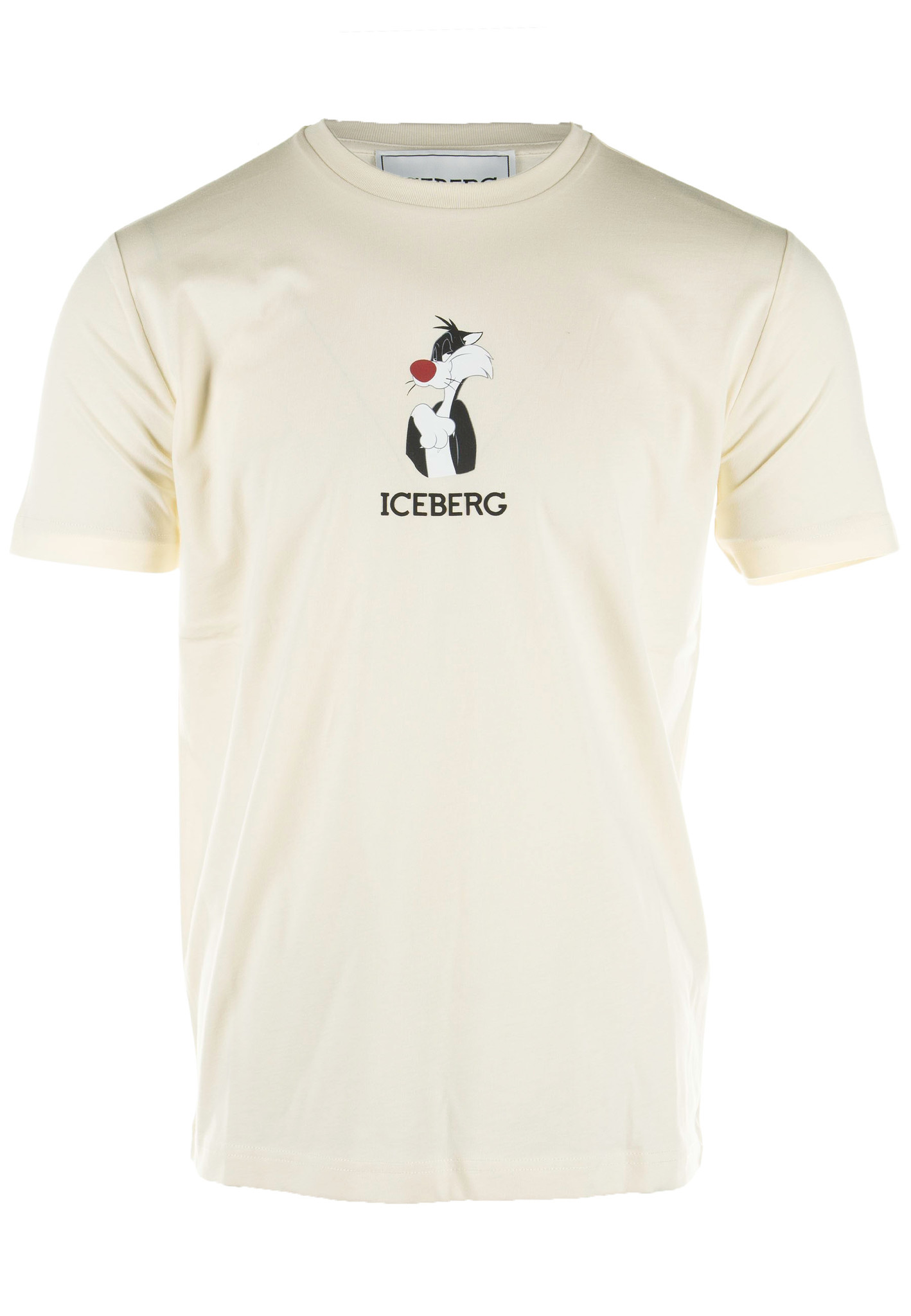 Iceberg Sylvester T-shirt Ecru Heren maat XXL