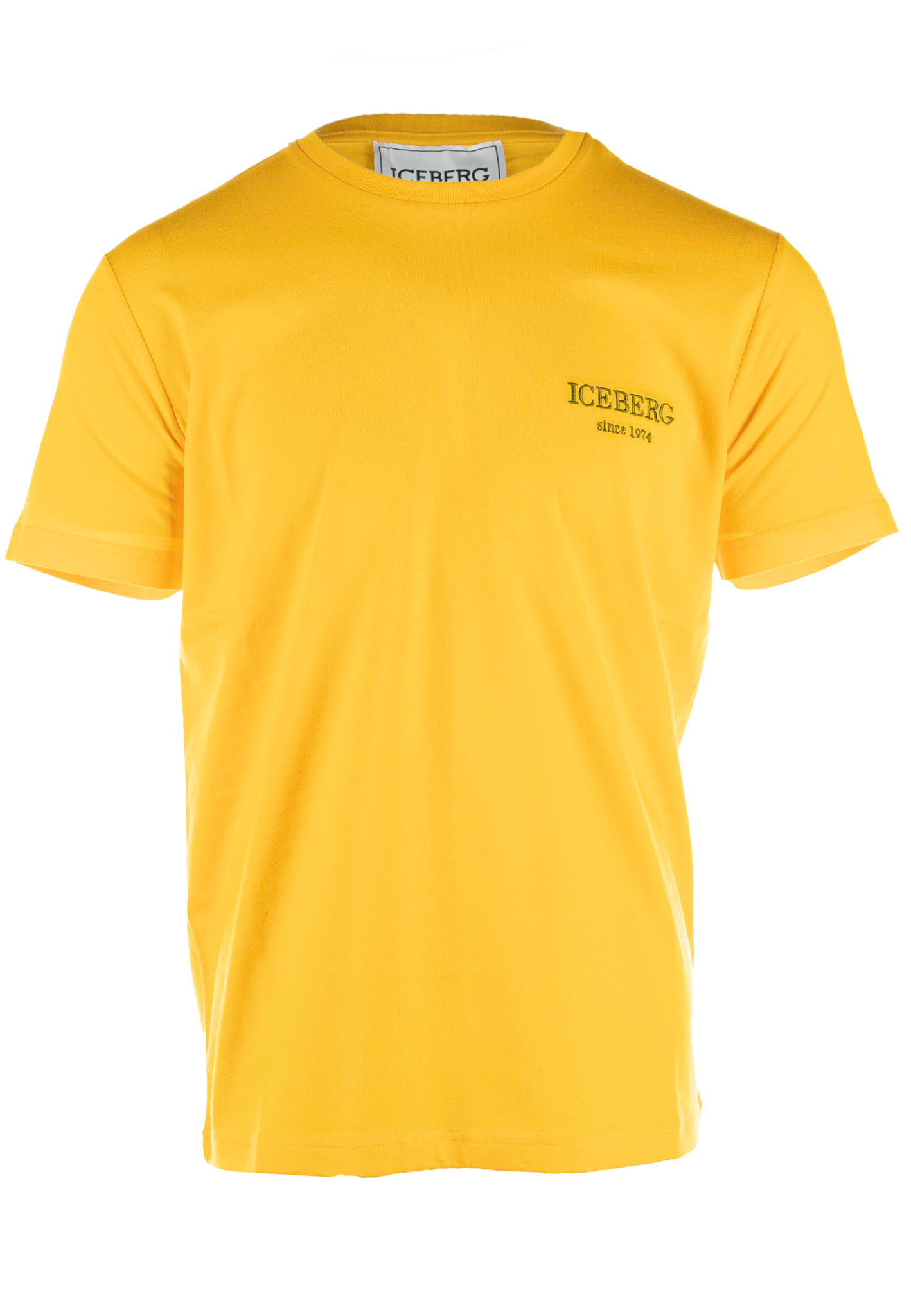 Iceberg Heritage Logo T-shirt Geel Heren maat XL