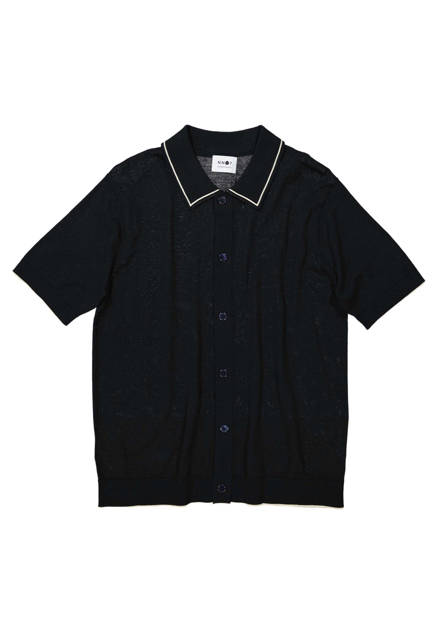 No Nationality polos blauw Heren maat M