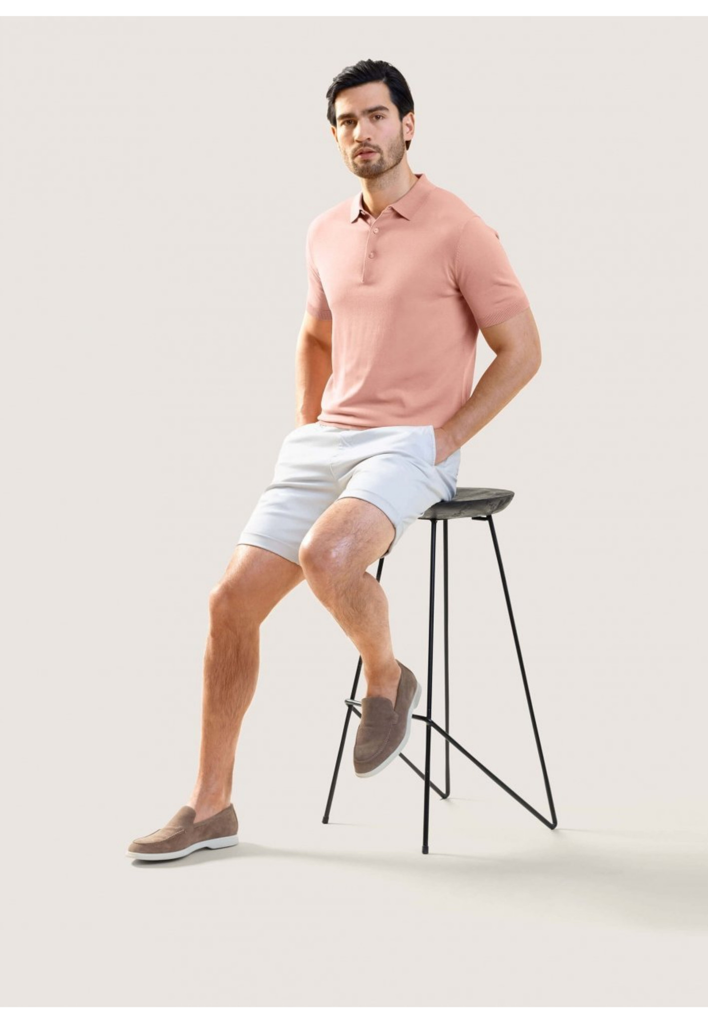 Cavallaro polos roze Heren maat XL