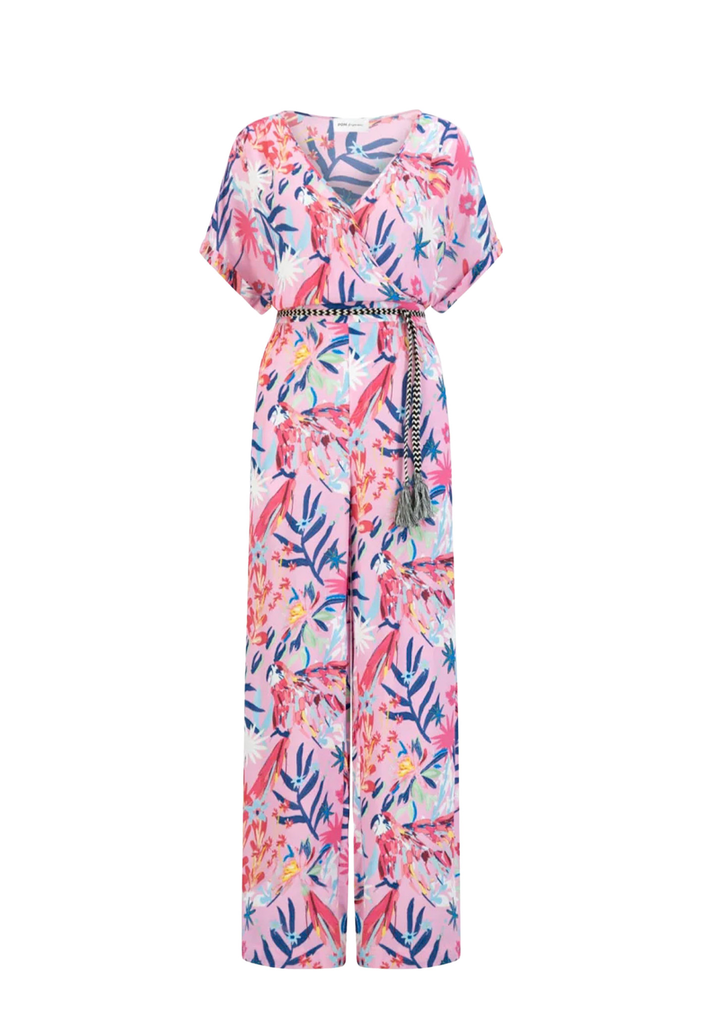 Pom Amsterdam Botanical Jumpsuit Roze Dames maat 36