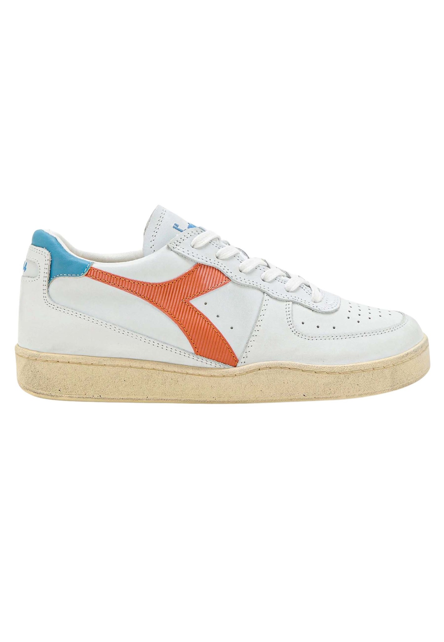 Diadora Mi Basket Low Used Sneakers Wit Unisex maat 38