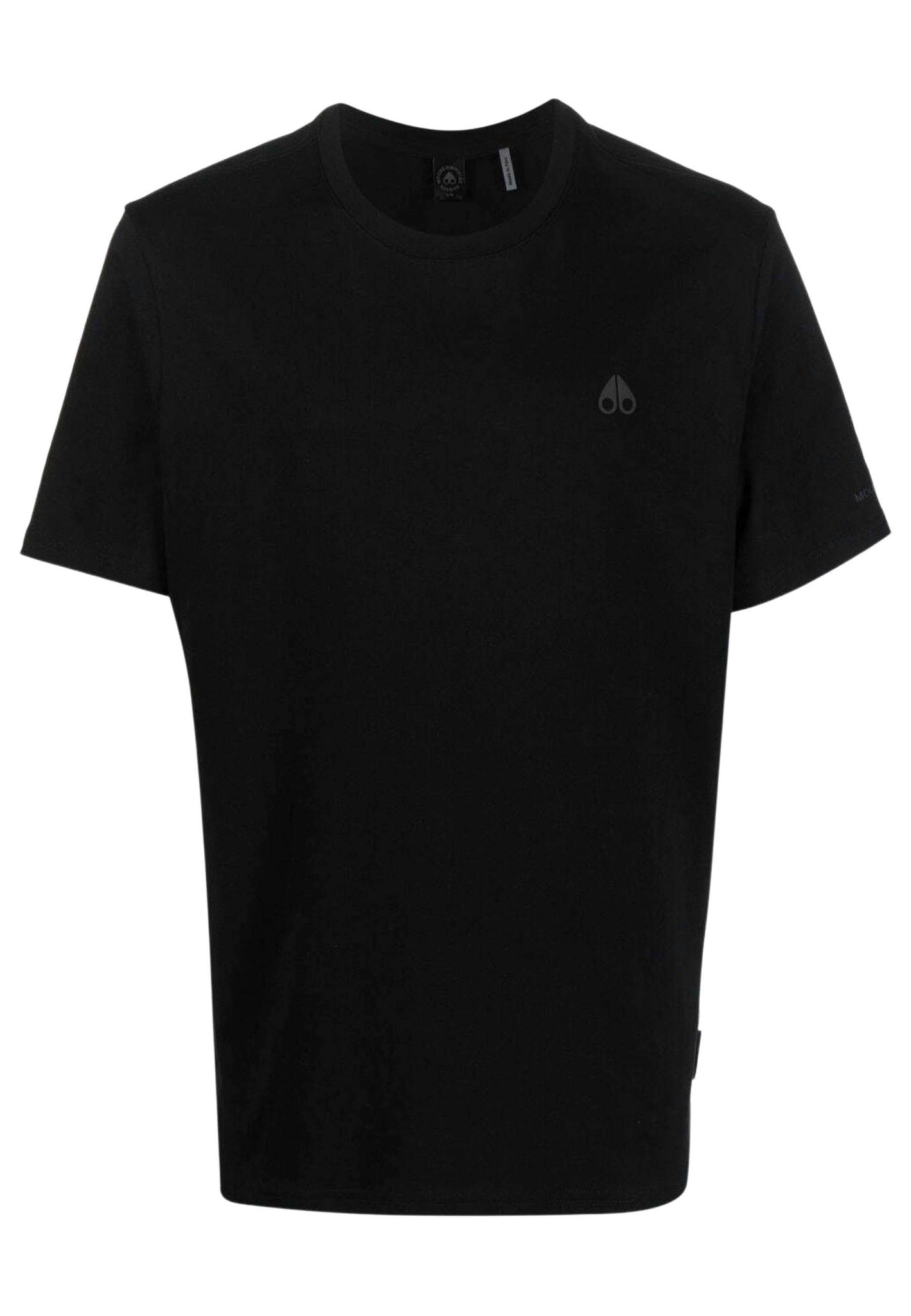 Moose Knuckles Satellite T-Shirt Zwart Heren maat S