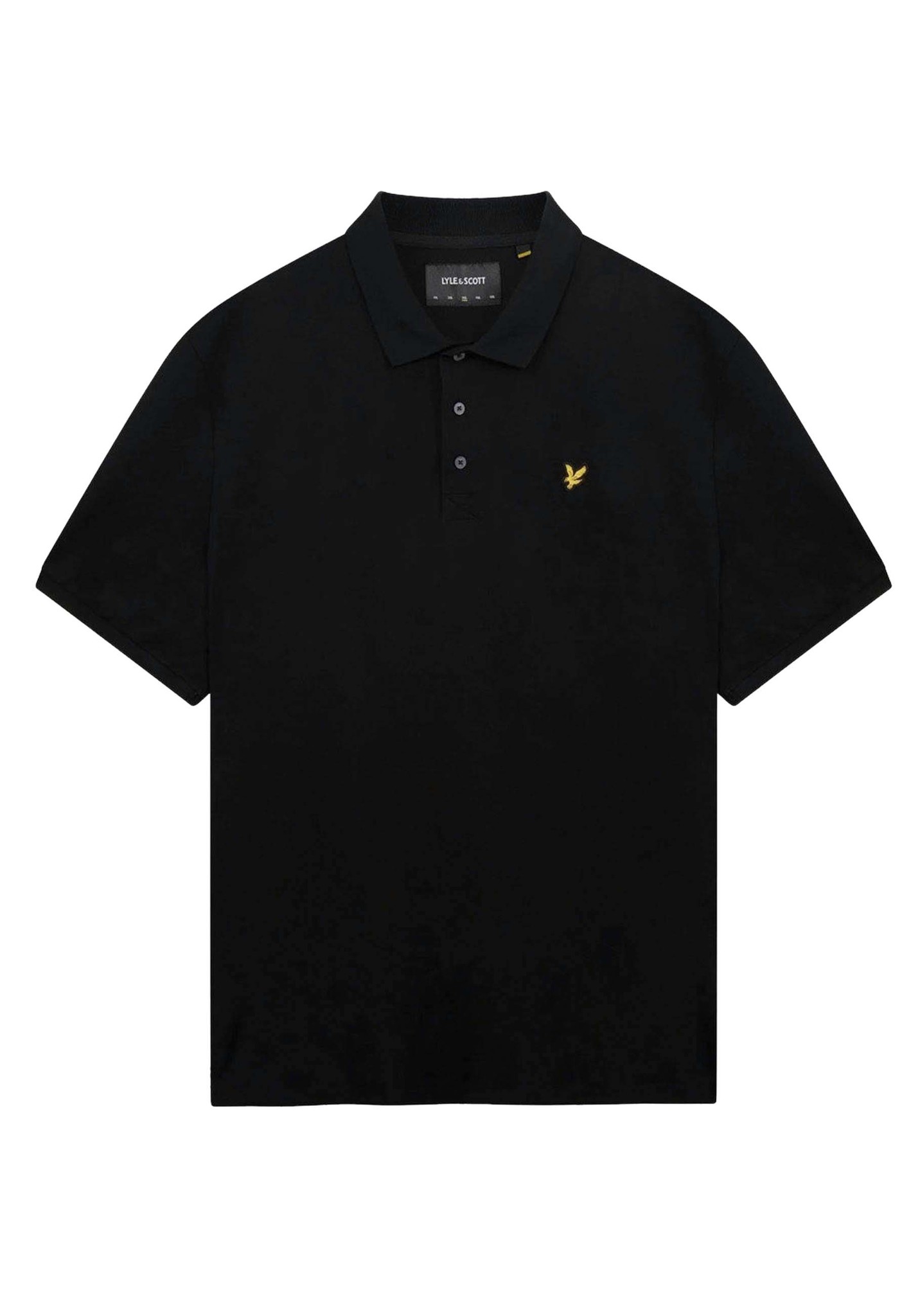 Lyle & Scott polos zwart Heren maat M