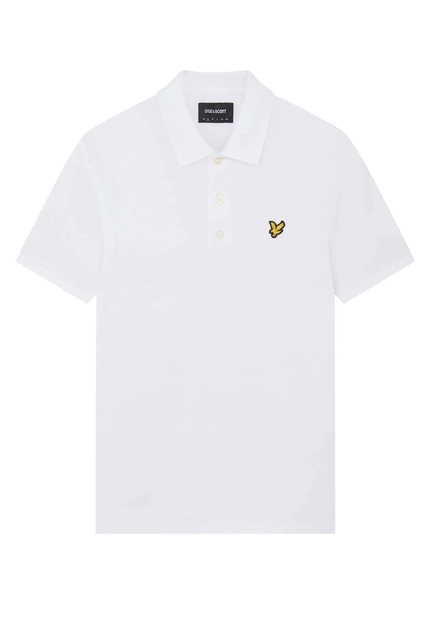 Lyle & Scott polos wit Heren maat L