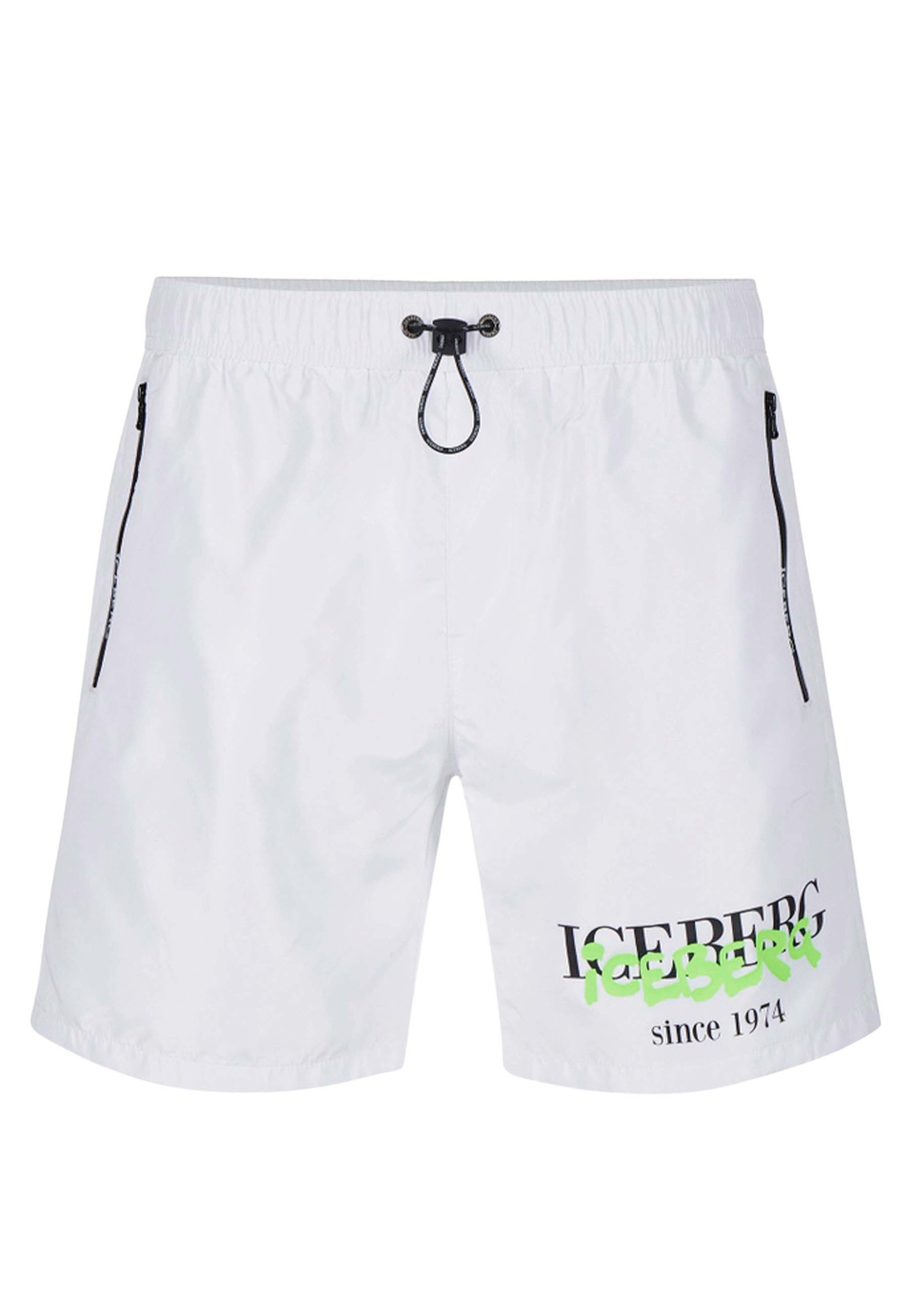 Iceberg Heritage Logo Zwembroek Wit Heren maat S