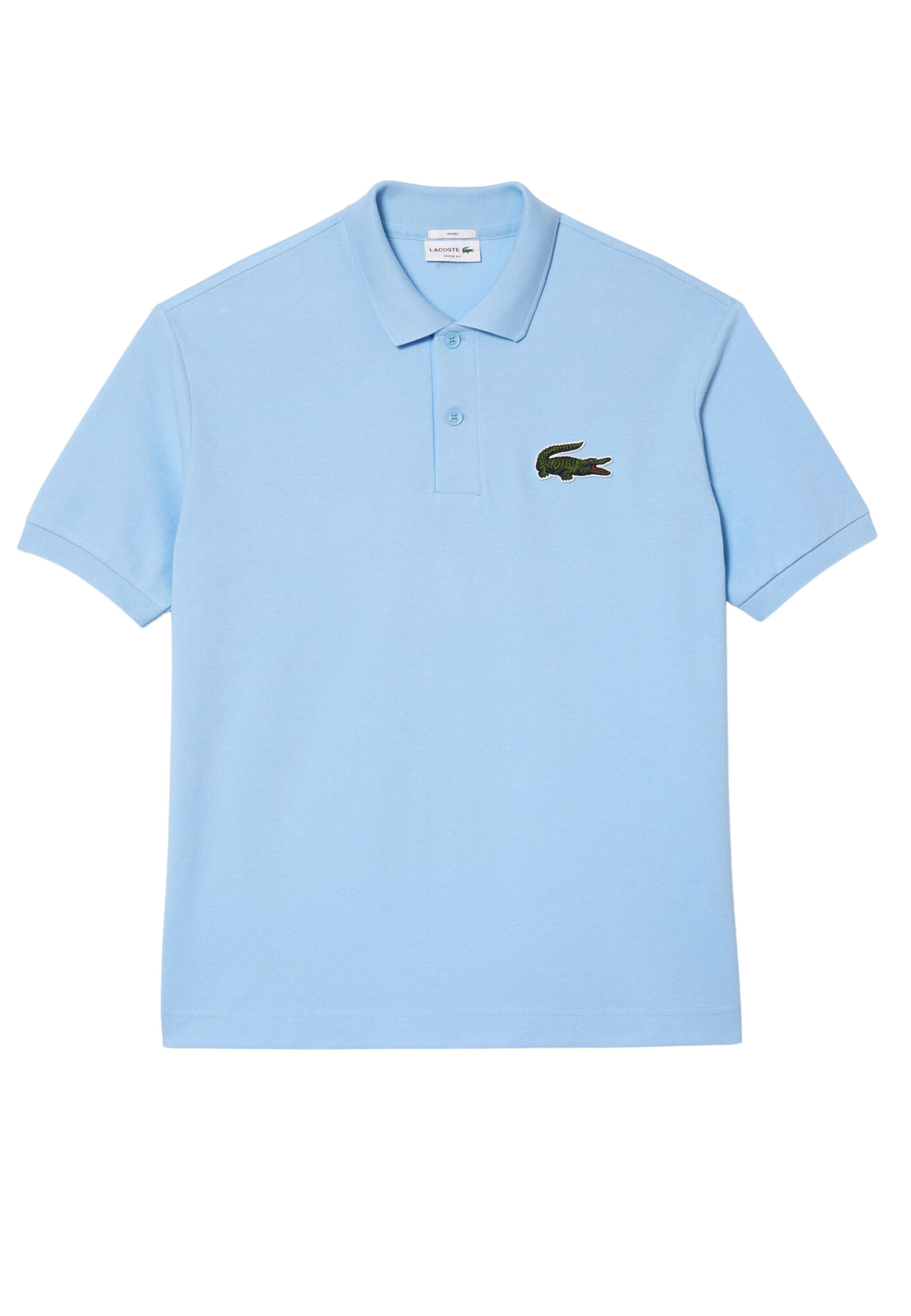 Lacoste Shirt Lichtblauw Katoen maat M polos lichtblauw