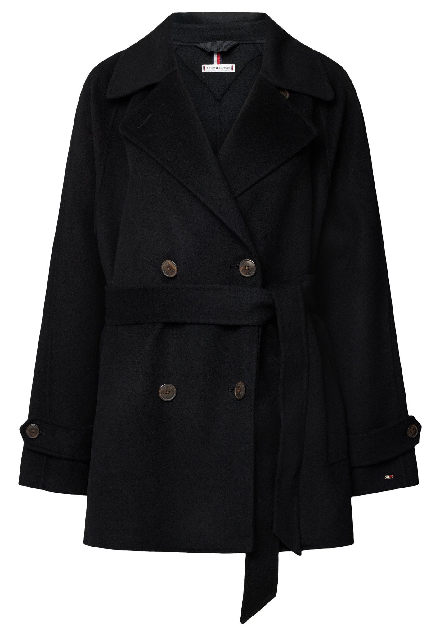 Tommy Hilfiger trenchcoats zwart Dames maat 38