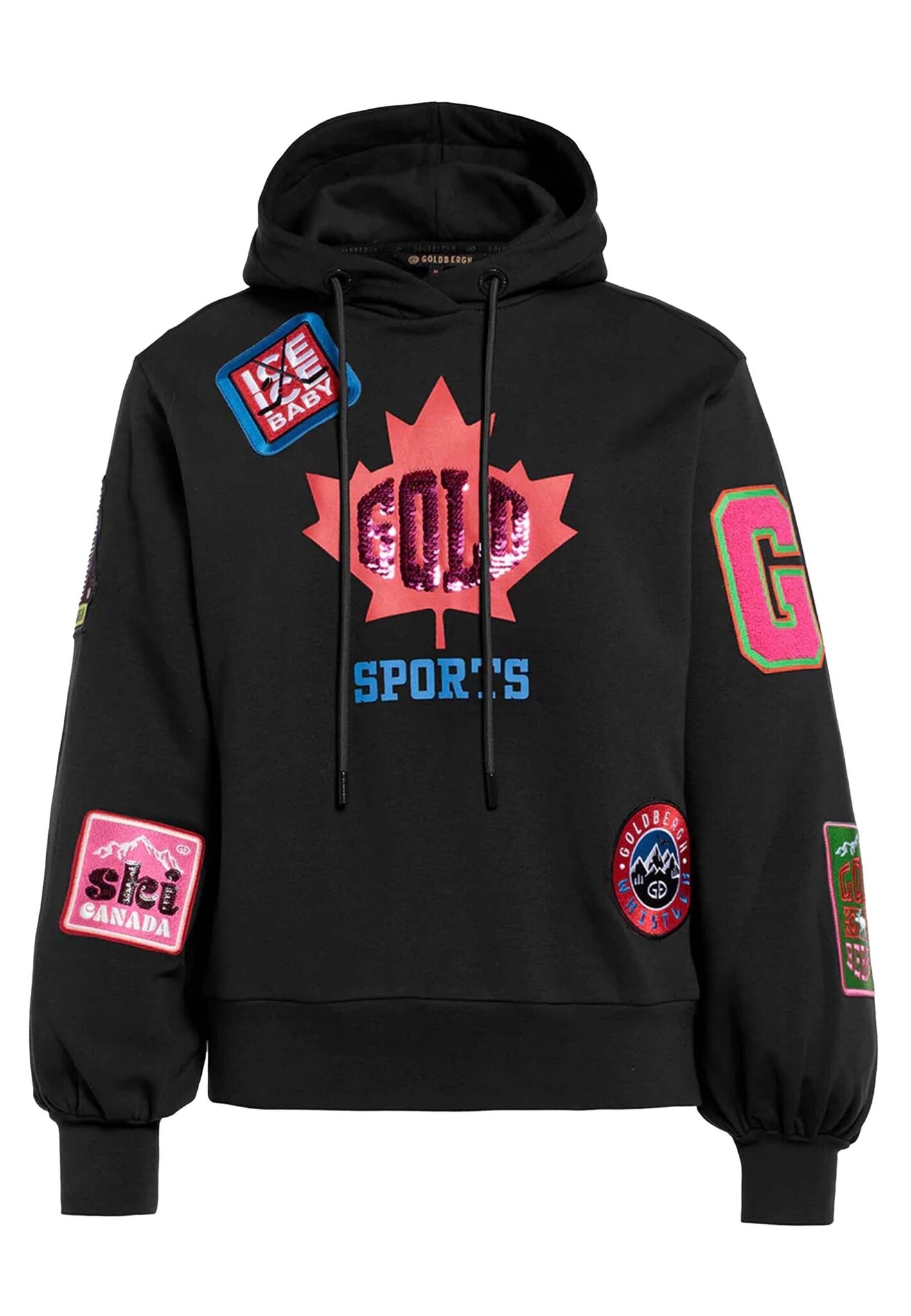 Goldbergh hoodies zwart Dames maat S