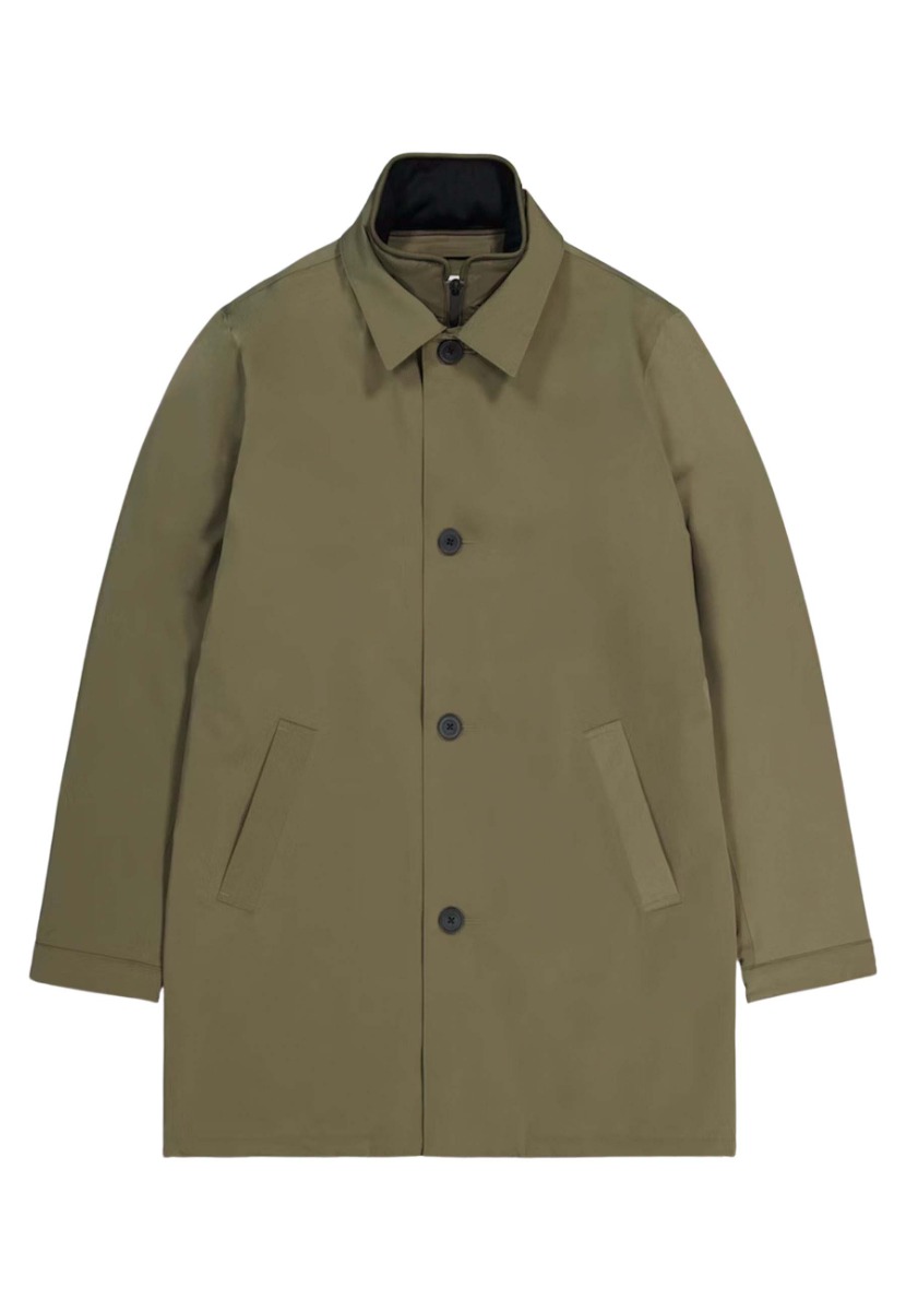 No Nationality Blake windjacks khaki Heren maat S