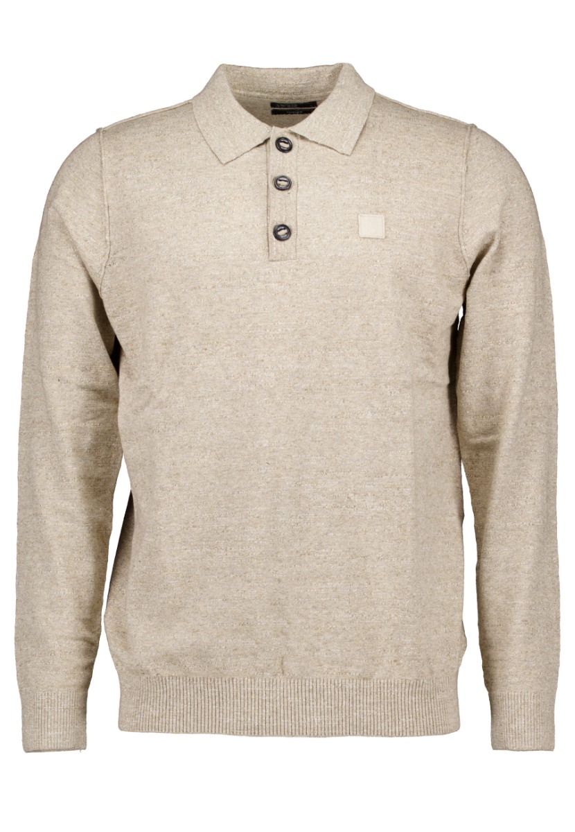 Butcher of Blue Trui Beige Katoen maat XXXL Clifden polo truien beige
