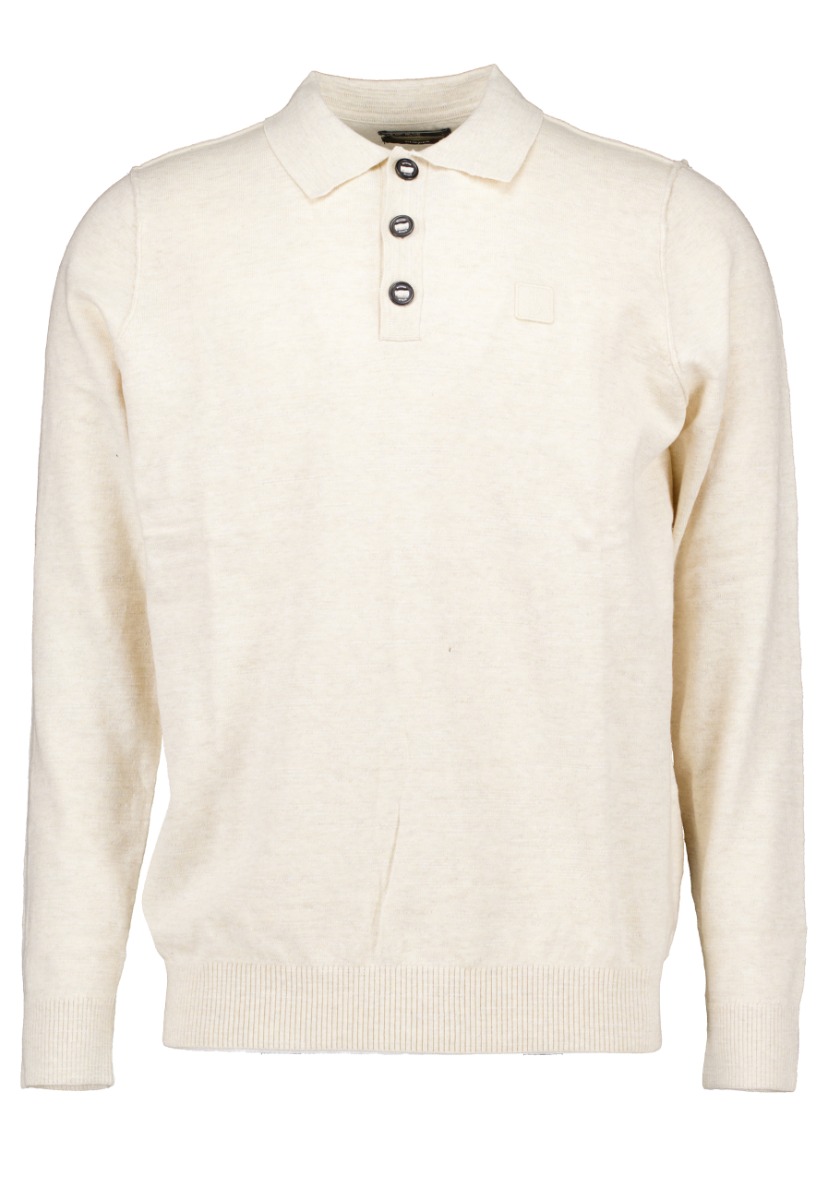 Butcher of Blue Trui Creme Katoen maat XXL Clifden polo truien creme