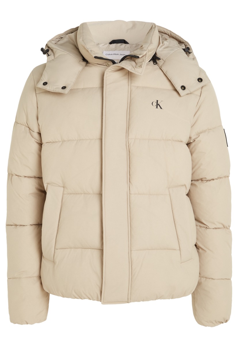 Calvin Klein gewatteerde jassen beige Heren maat XL