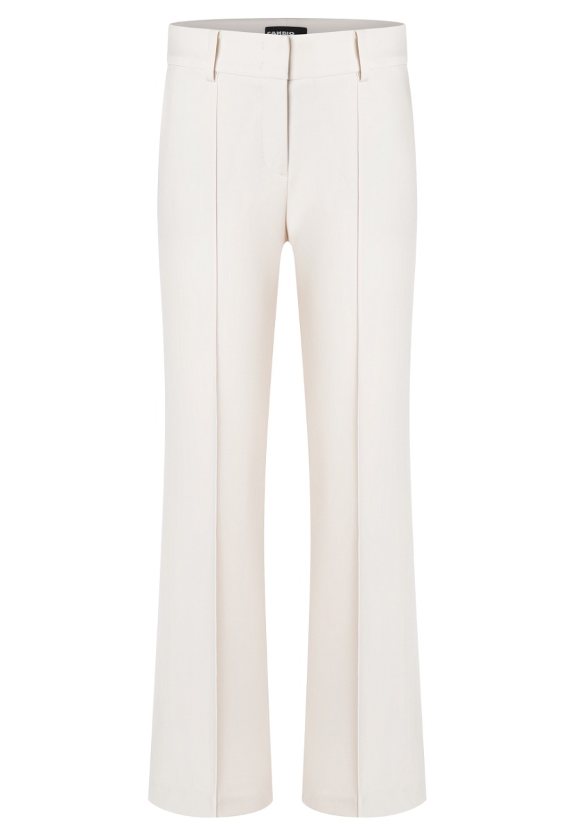 Cambio Broek Ecru Polyester maat 44 Farah pantalons ecru