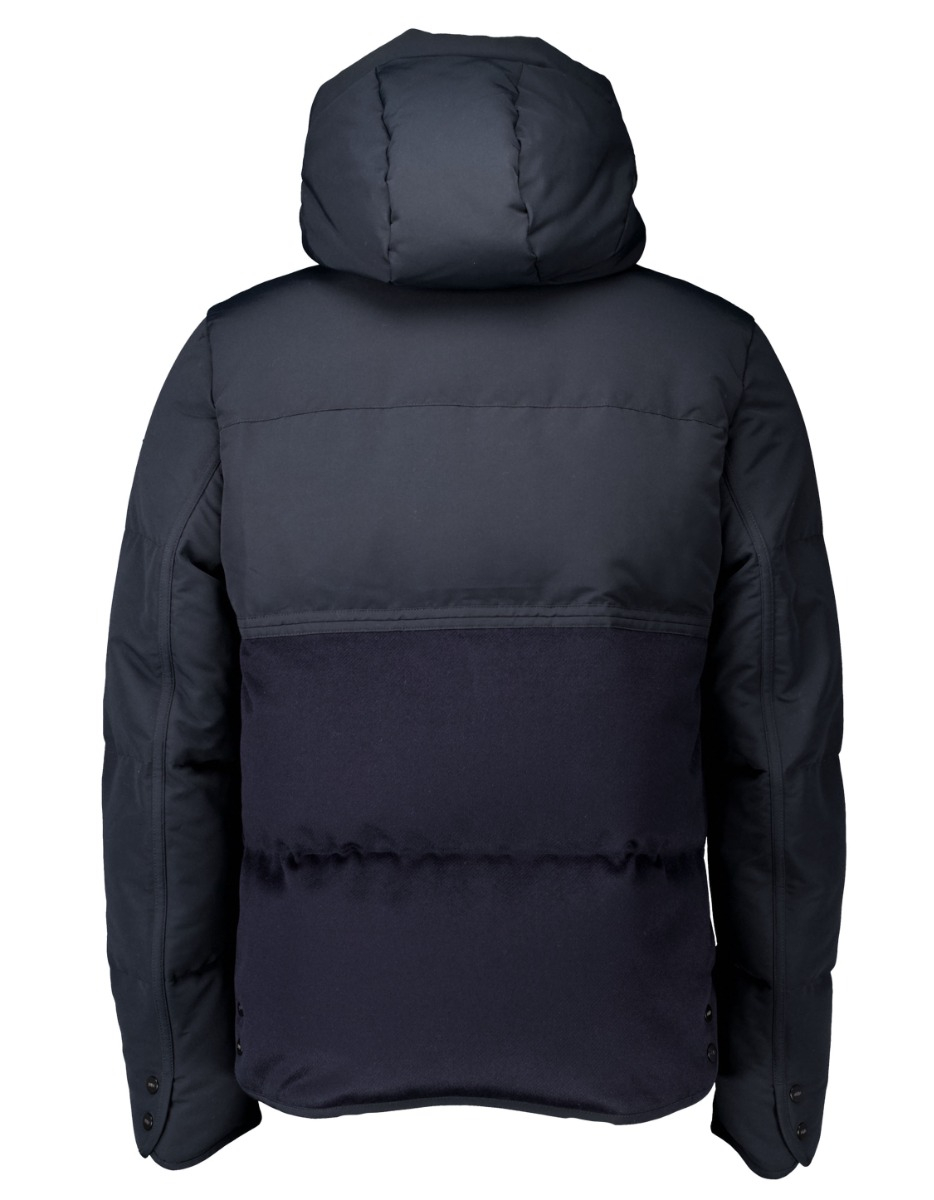 Duno Prato Satu Gewatteerde Jassen Donkerblauw Palm