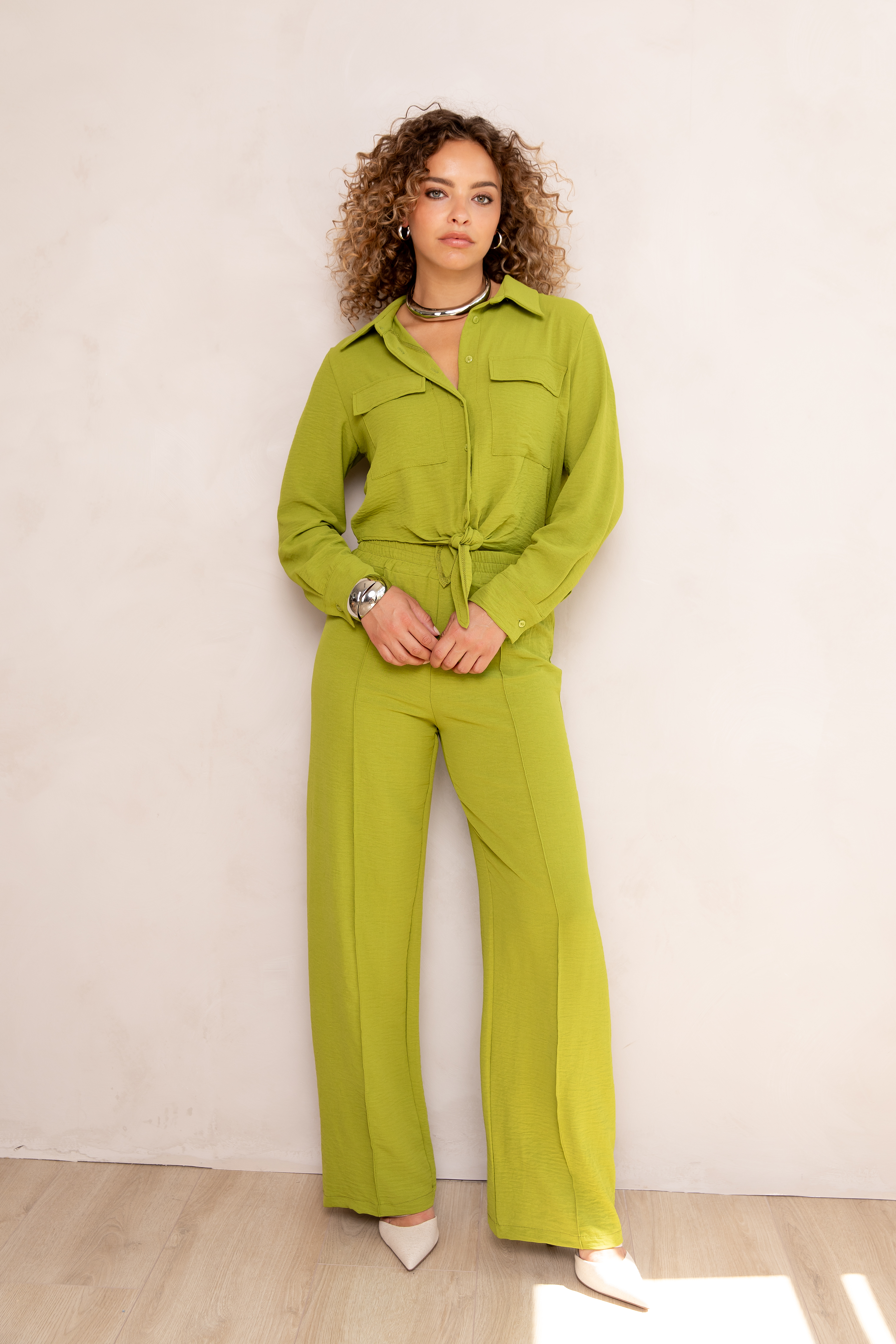 Freebird Trouser Pantalons Groen Pamina