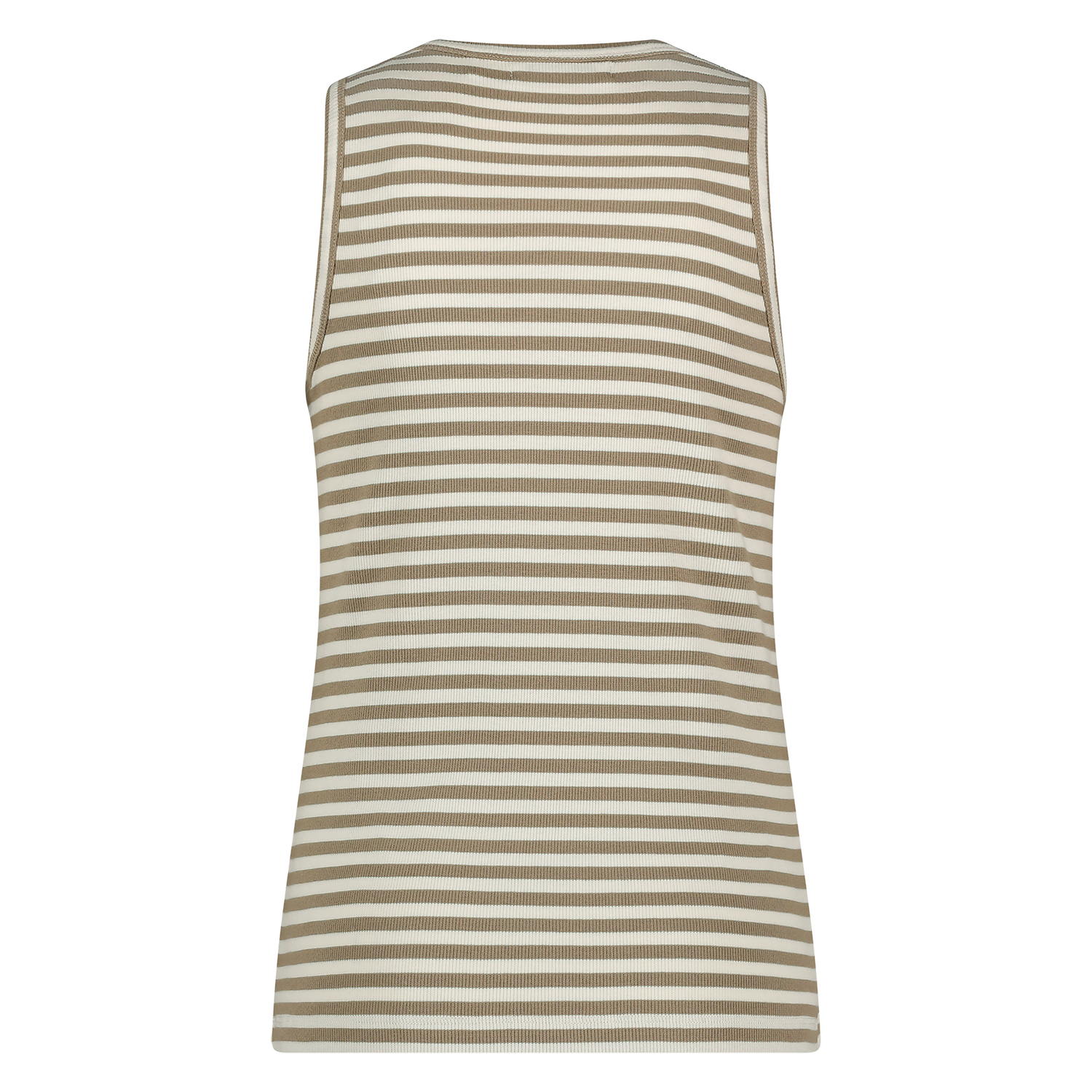 Nukus Stefania Singlet Stripes  Beige Nks06004