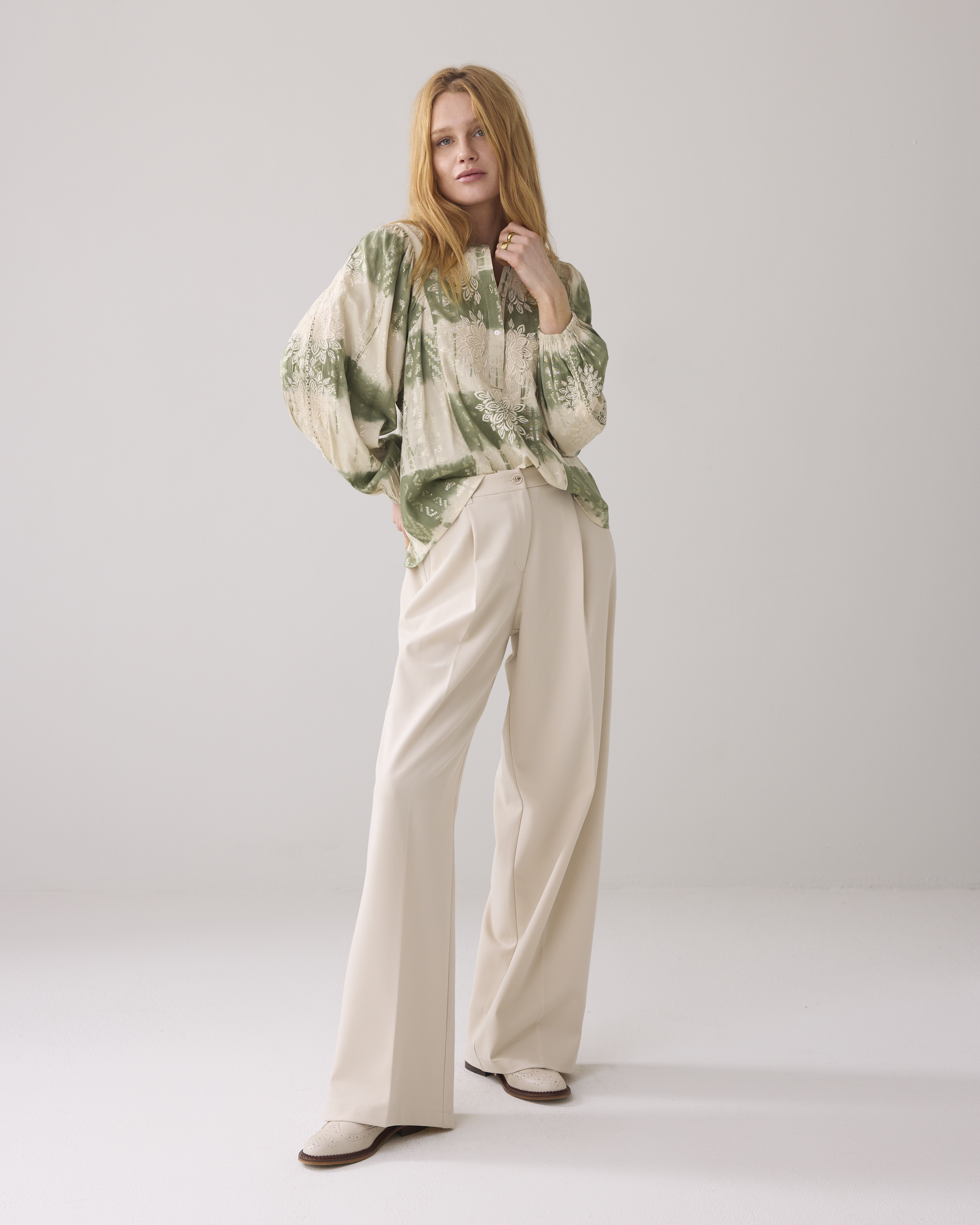 Summum Trousers Uni  Beige 4s2778-12155