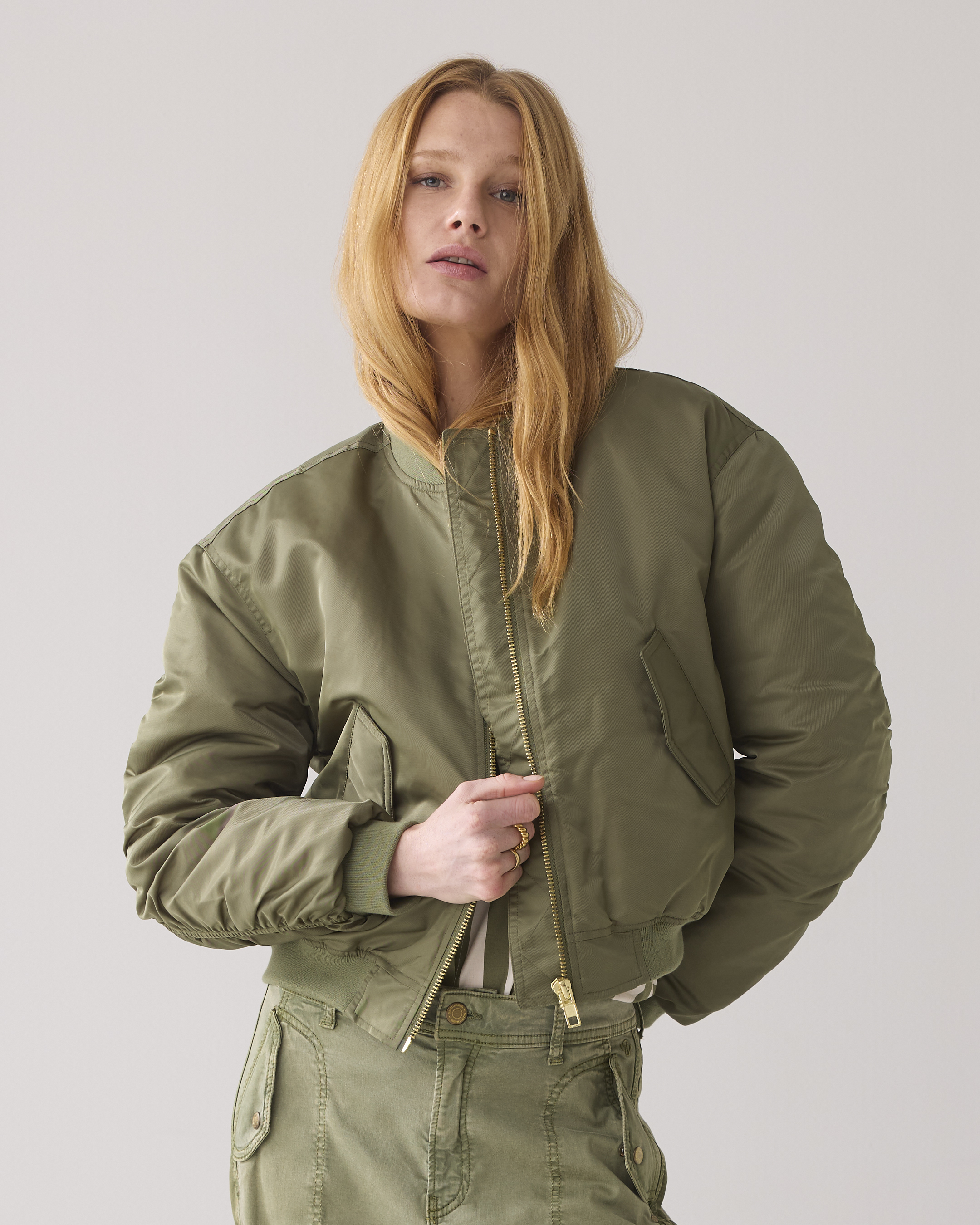 Summum Bomber Jacket  Groen 1s1203-12067