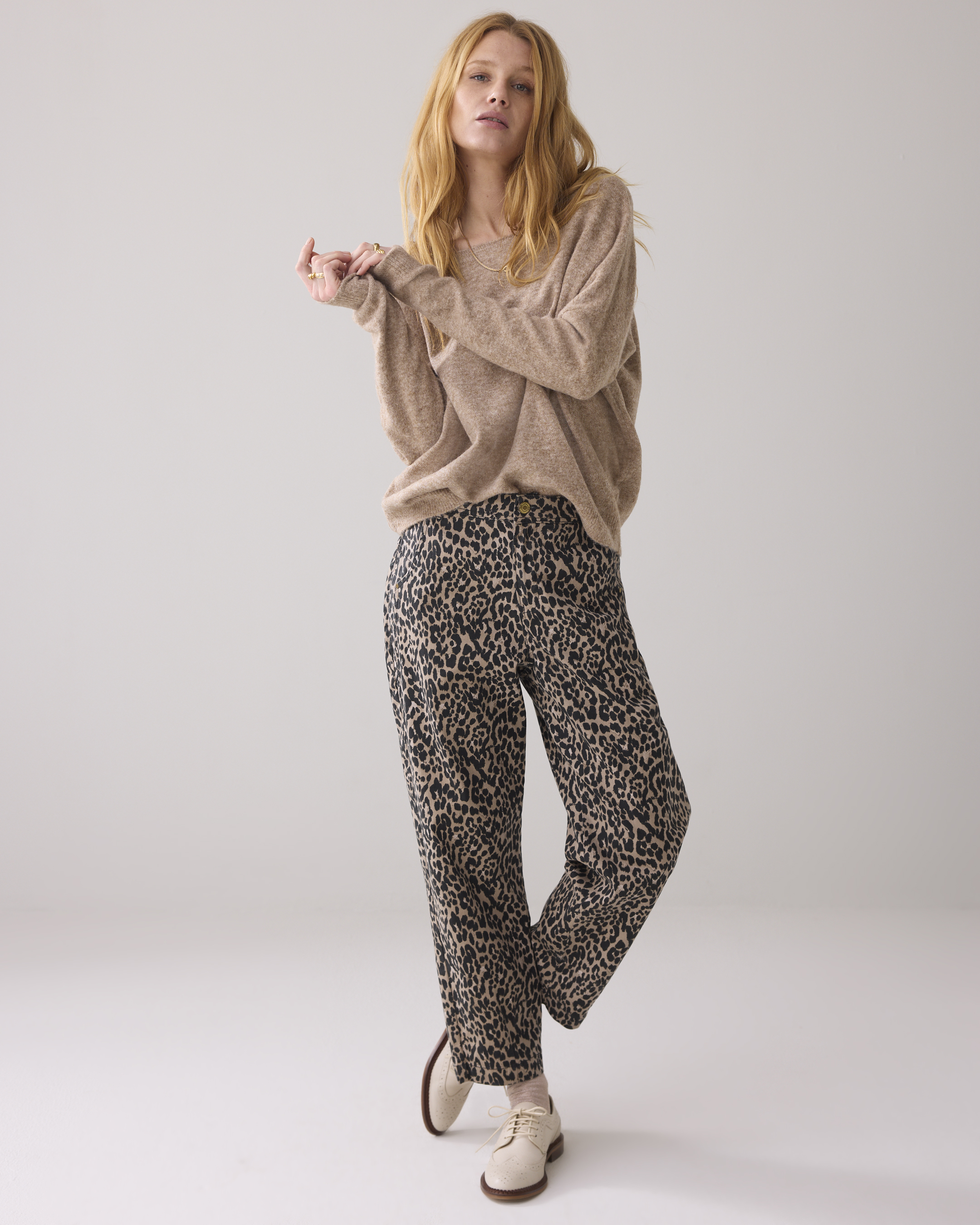 Summum Mom Fit Pant Dry Stretch Twill  Bruin 4s2753-12020
