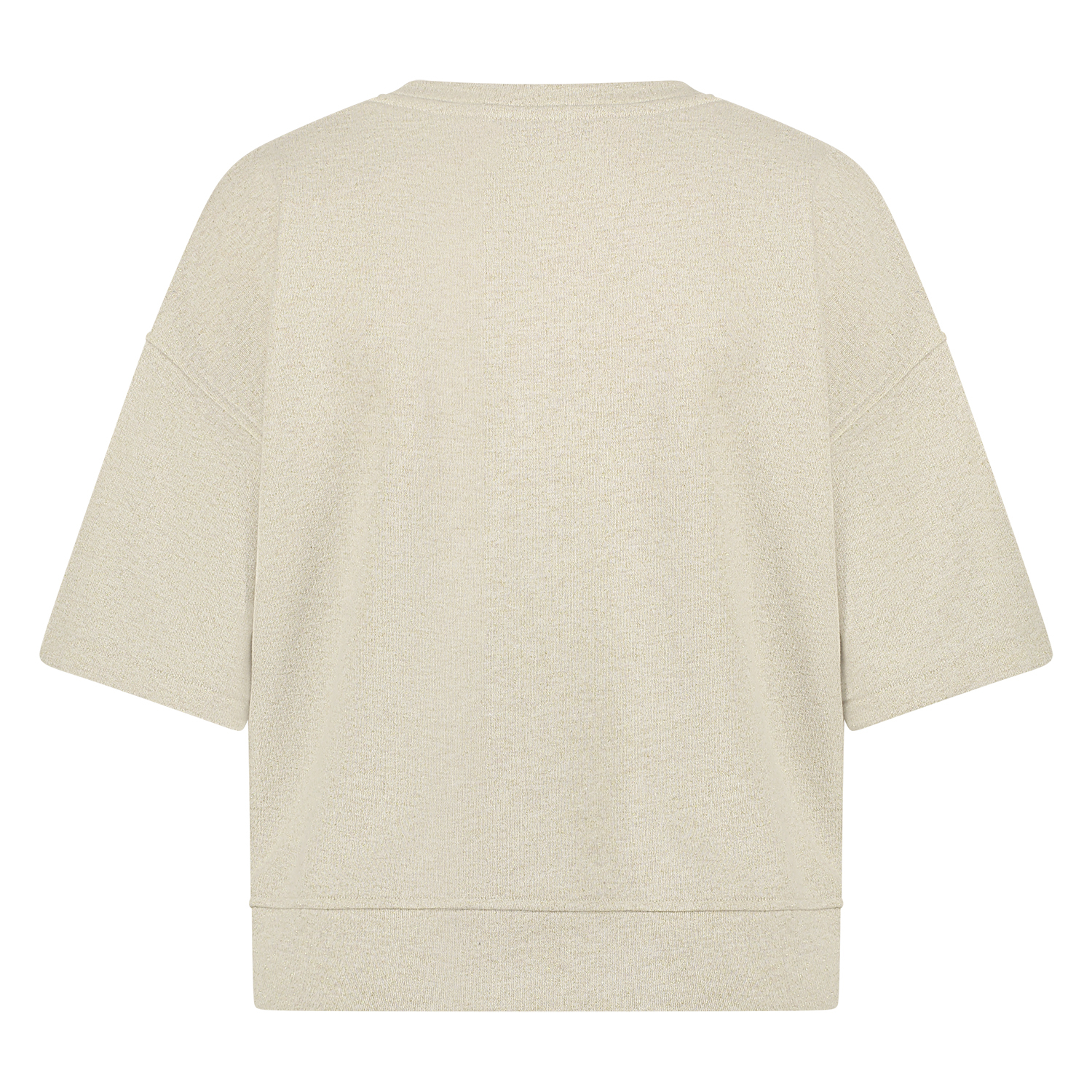 Nukus Lotte Sweat Lurex Sweaters Zand Nks03005
