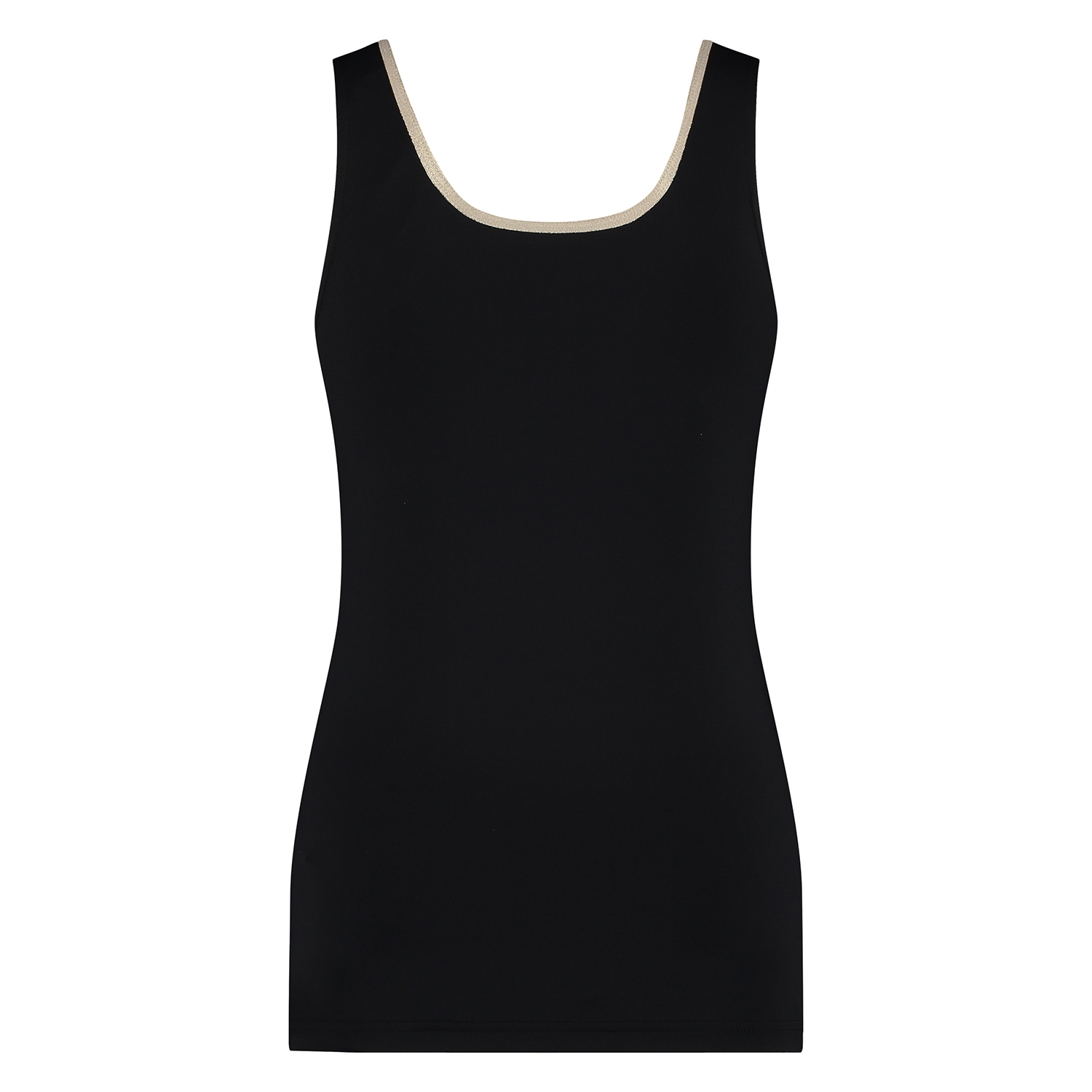 Nukus Juba Singlet Zwart Ss23106