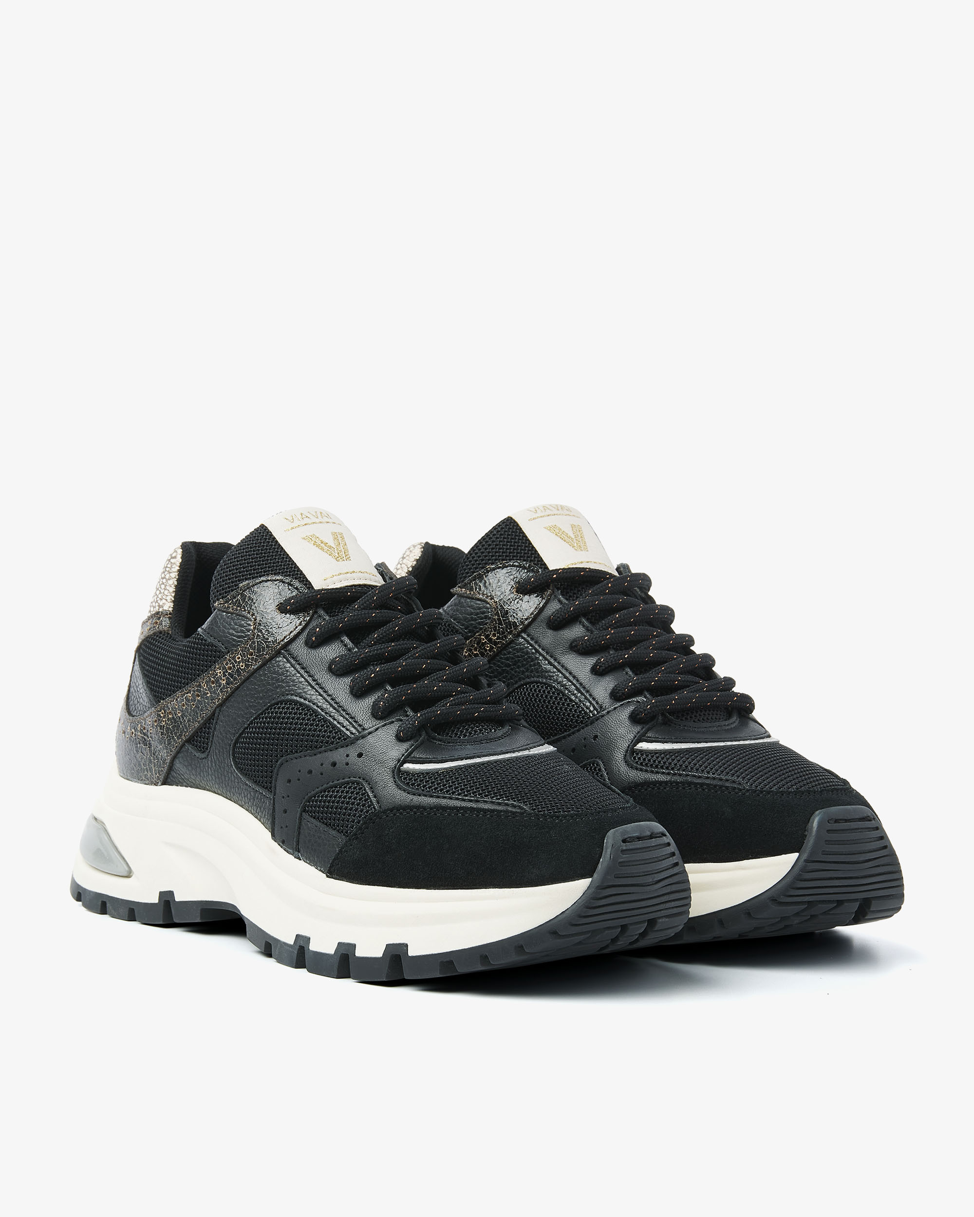 Via Vai Liz Curtis Sneakers Zwart 62319