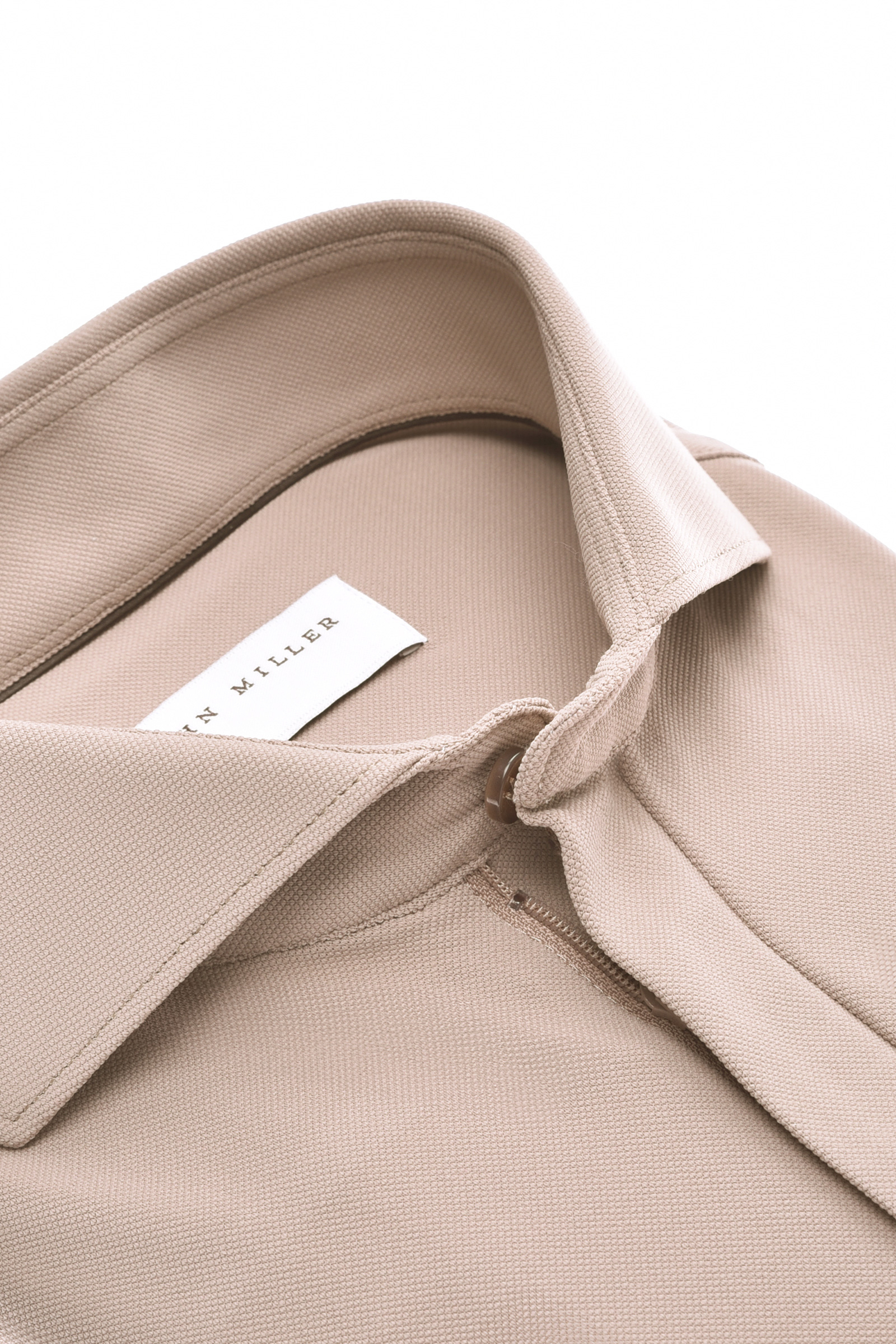 John Miller Polo Shirt Slim Fit P  Bruin 5142677