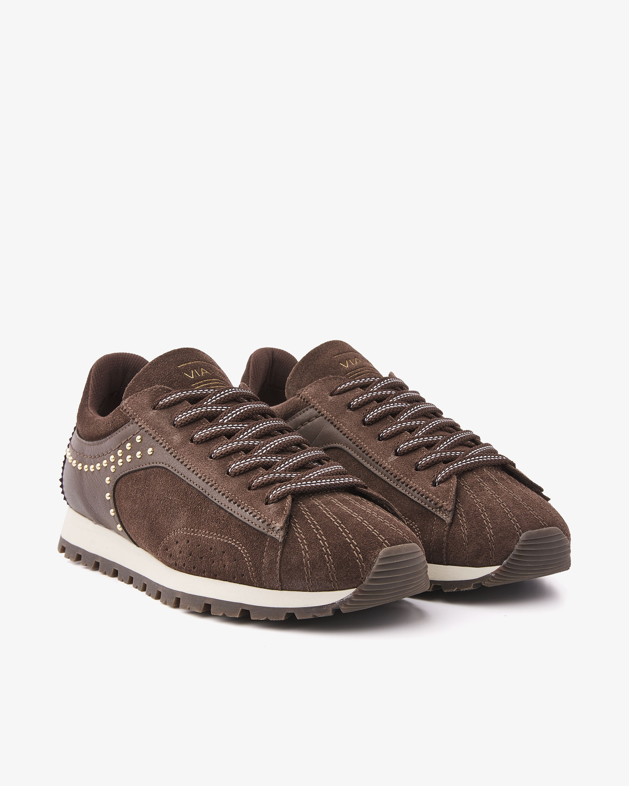 Via Vai Scott Kyle Sneakers Donkerbruin 62425
