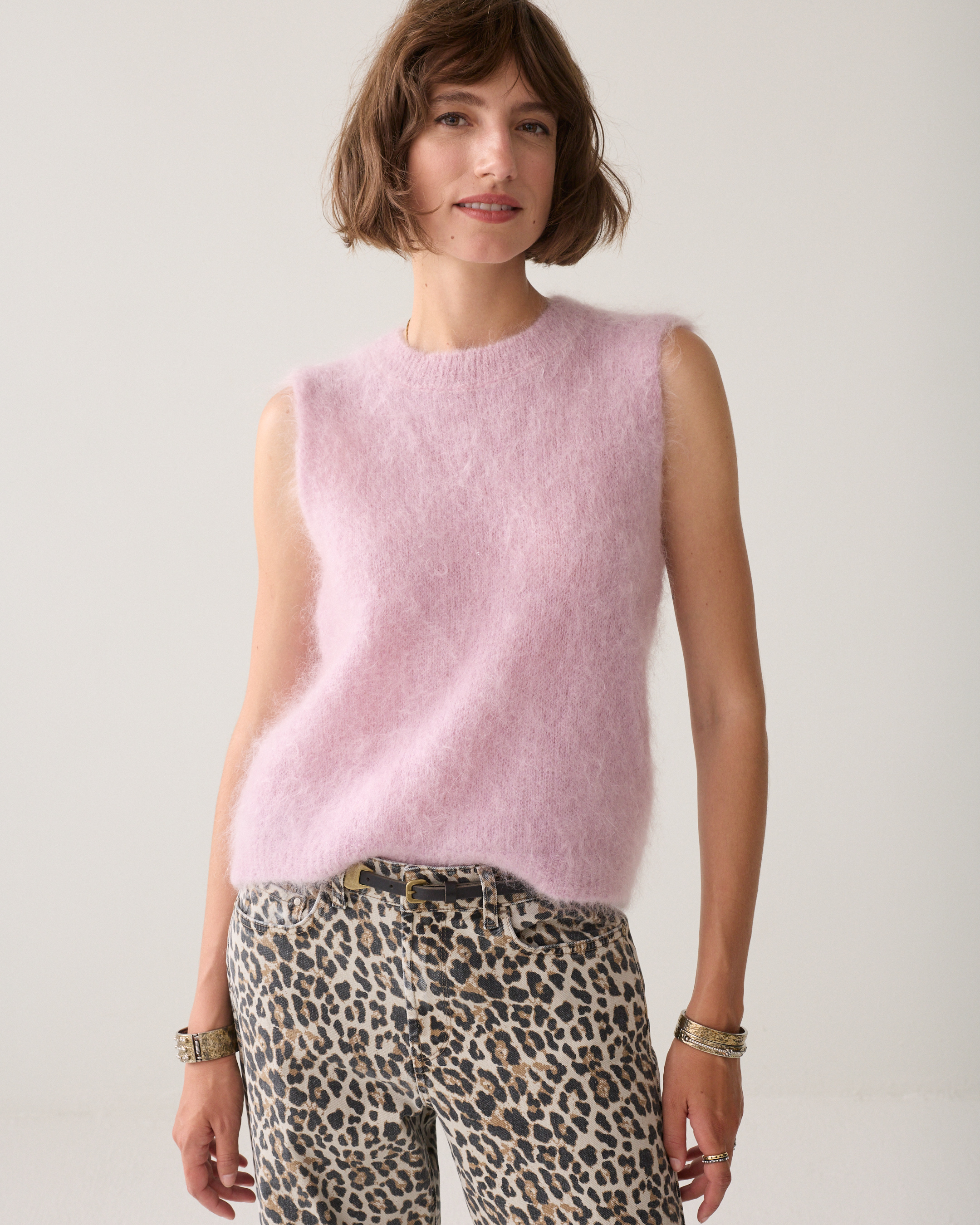 Summum Spencer Kid Mohair Knit Spencers Lichtroze 7s8022-70089