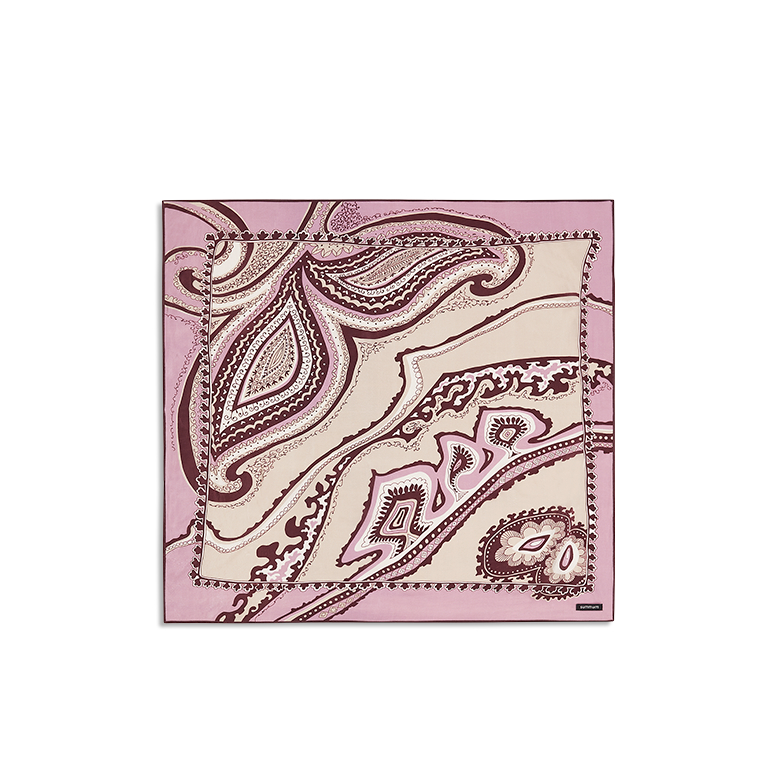Summum Scarf Satin Sjaals Multicolor 8s1105-8617