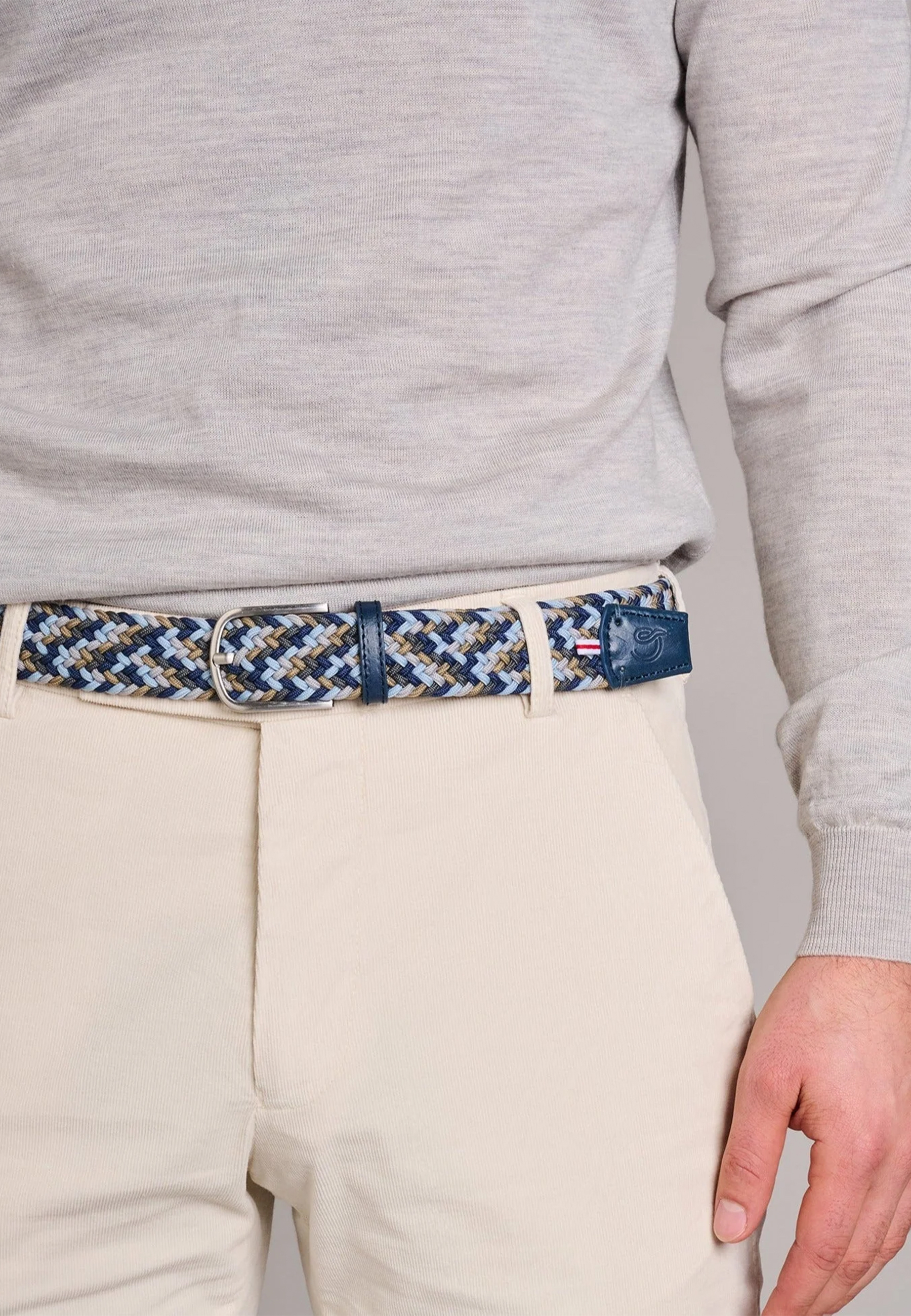 La Boucle  Stoffen Riemen Blauw B50-500140 Navy