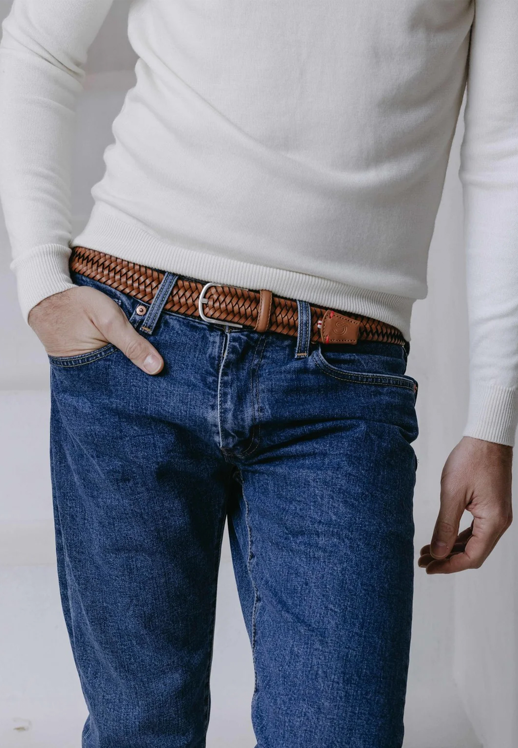 La Boucle  Leren Riemen Camel L10-100540 Camel