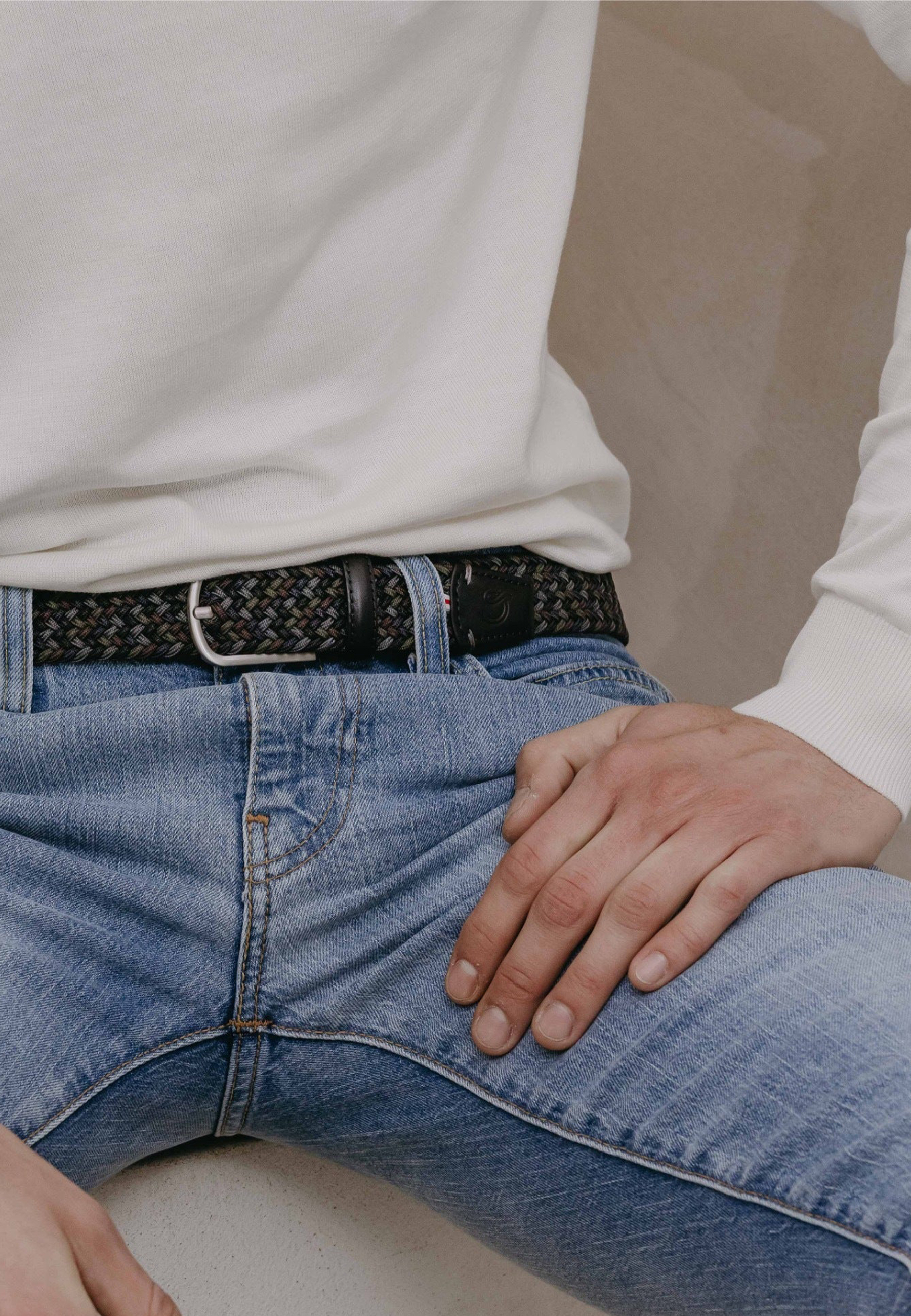 La Boucle  Stoffen Riemen Zwart B50-500980 Black