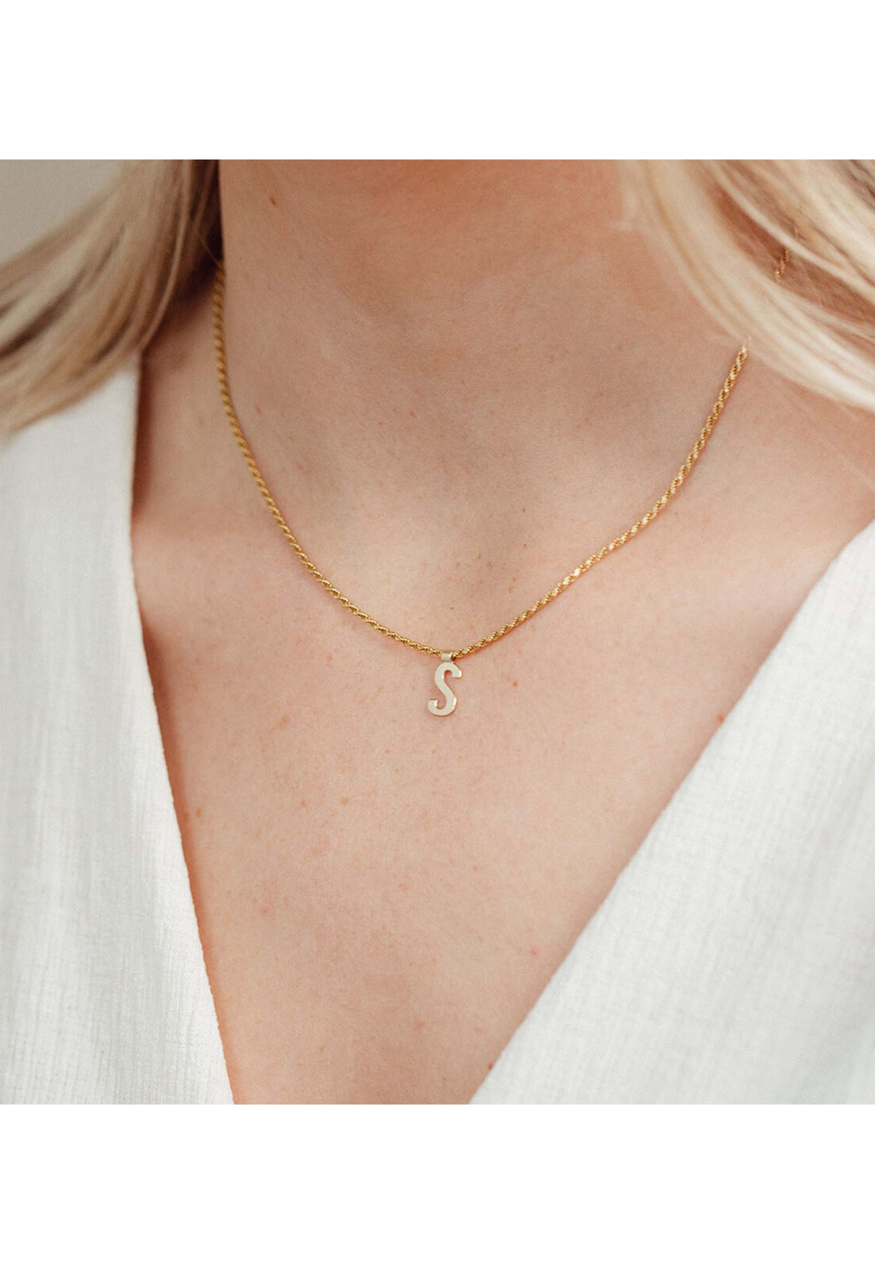 Vedder & Vedder Ruby Rope Tag M Kettingen Goud Ruby Rope M