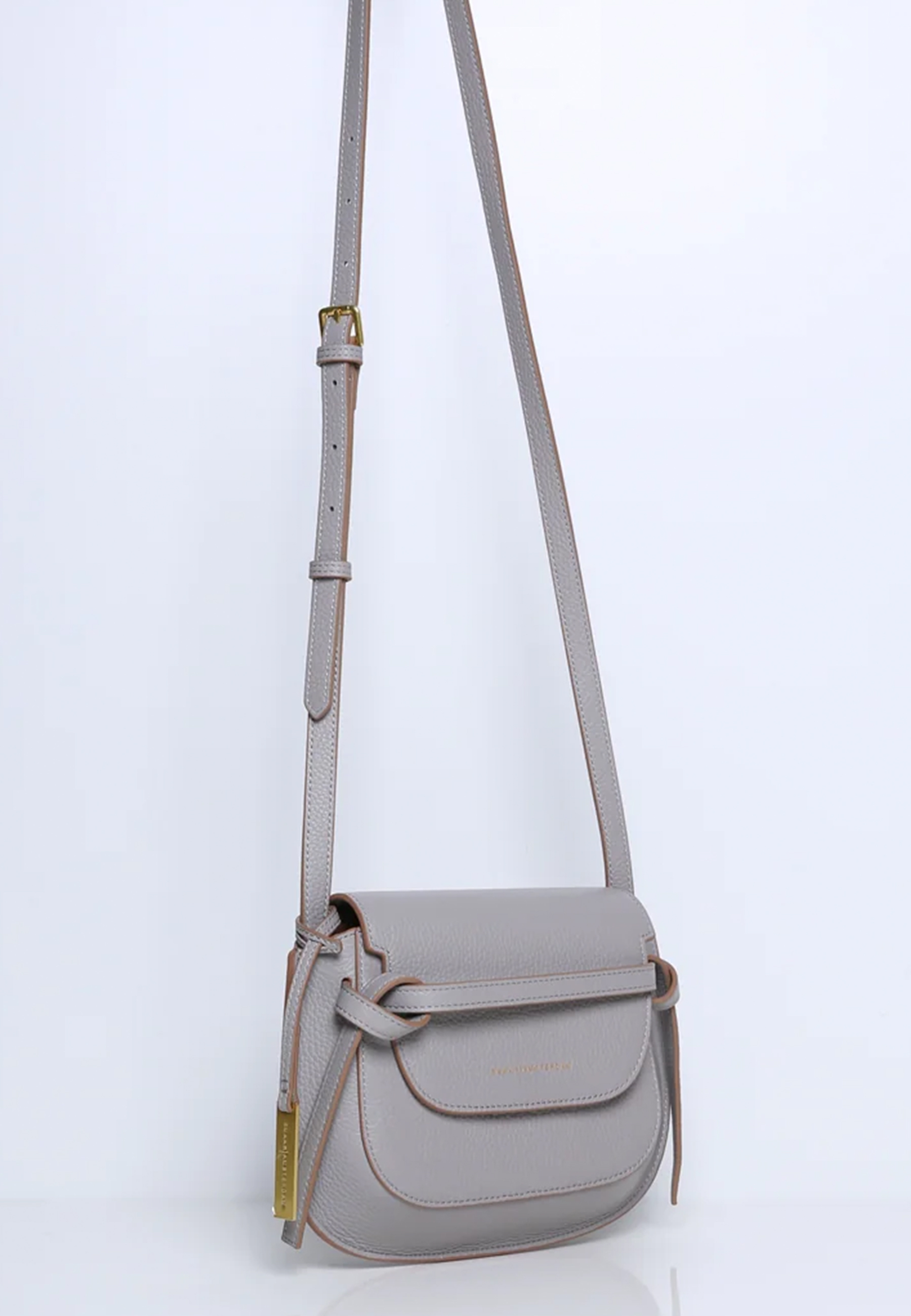 Clint crossbody tassen taupe