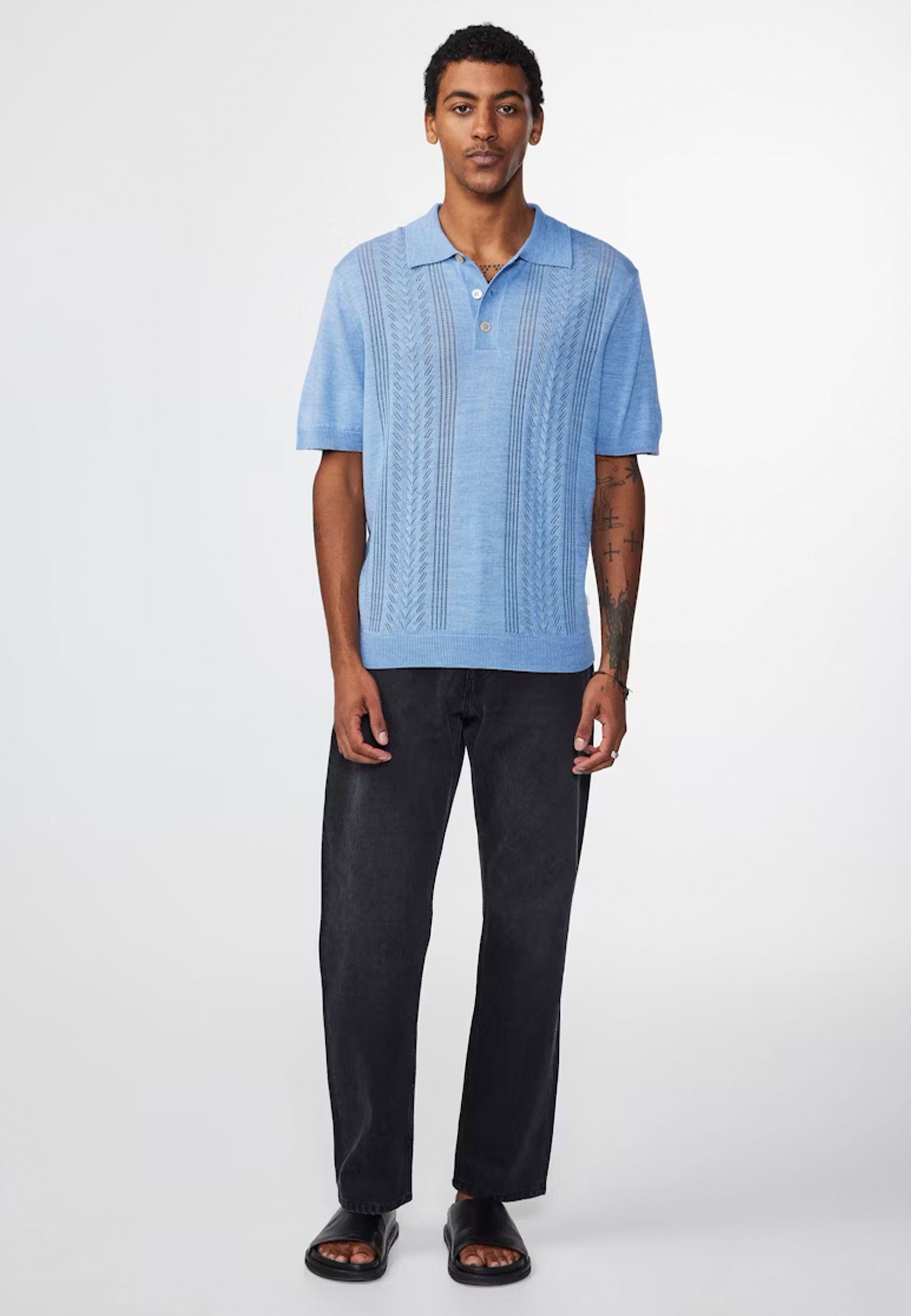 No Nationality Thor Ss Polos Blauw Thor Ss 6539