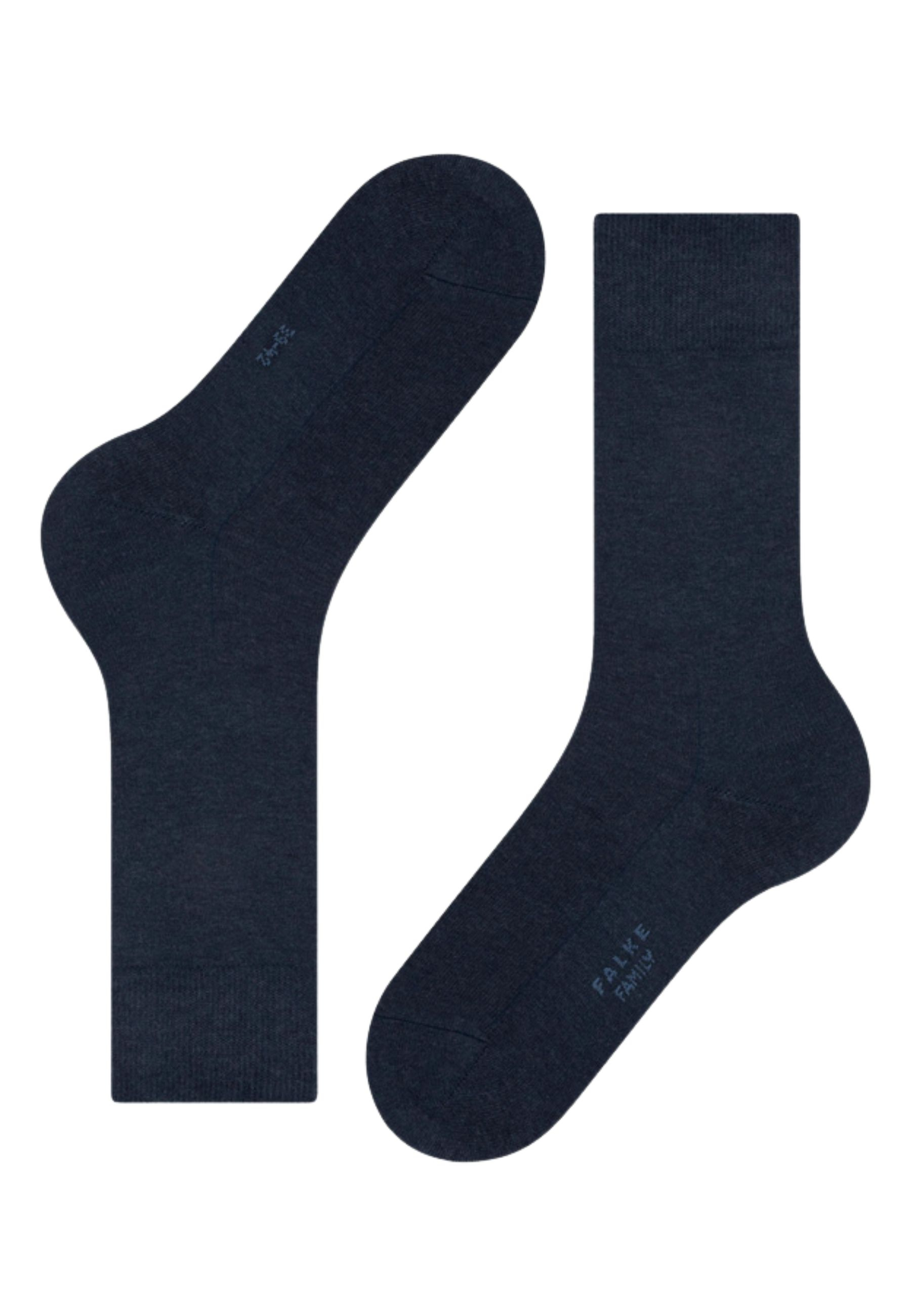 Falke Family Hoge Sokken Donkerblauw 14657/6127