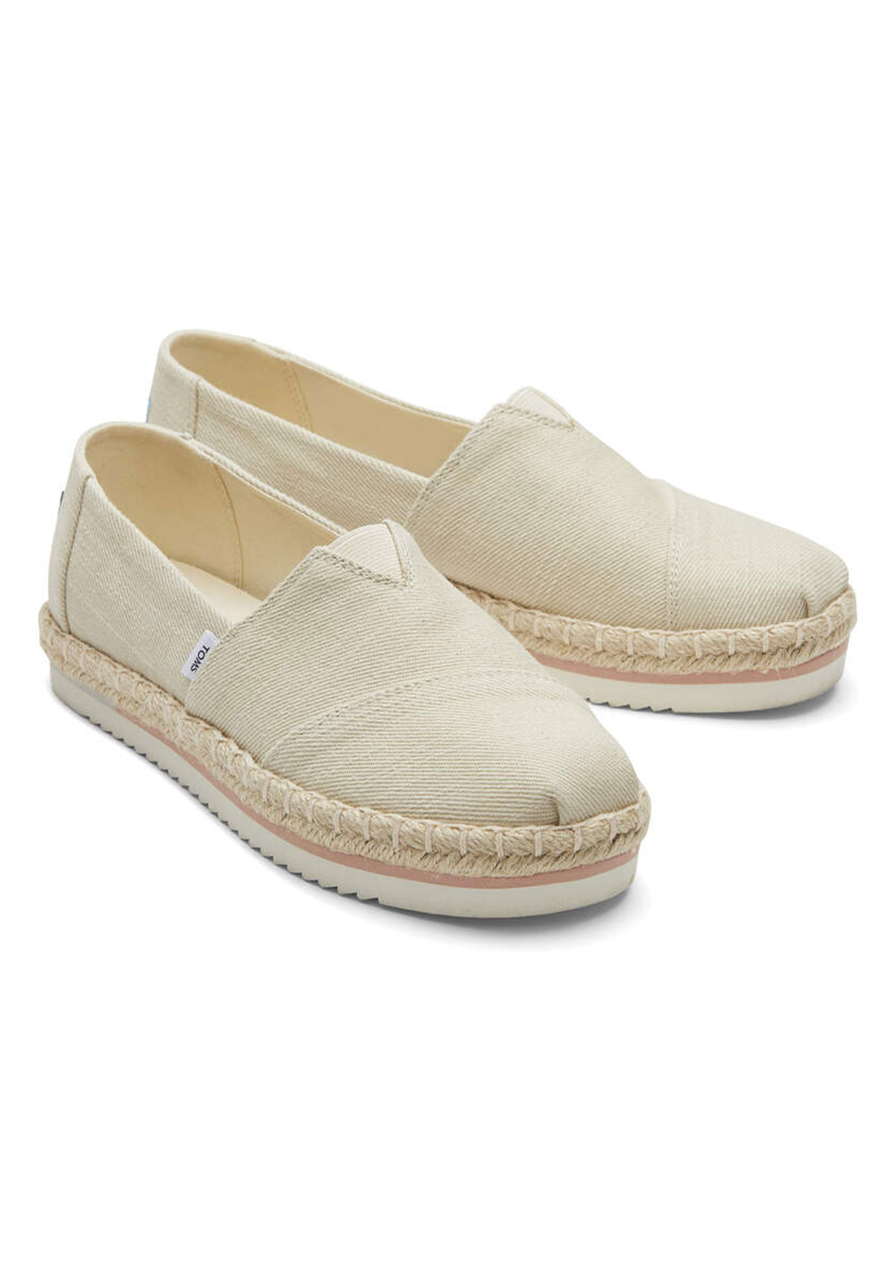Toms Alpargata Platform Rope Loafers Creme Alpargata Platform Rope