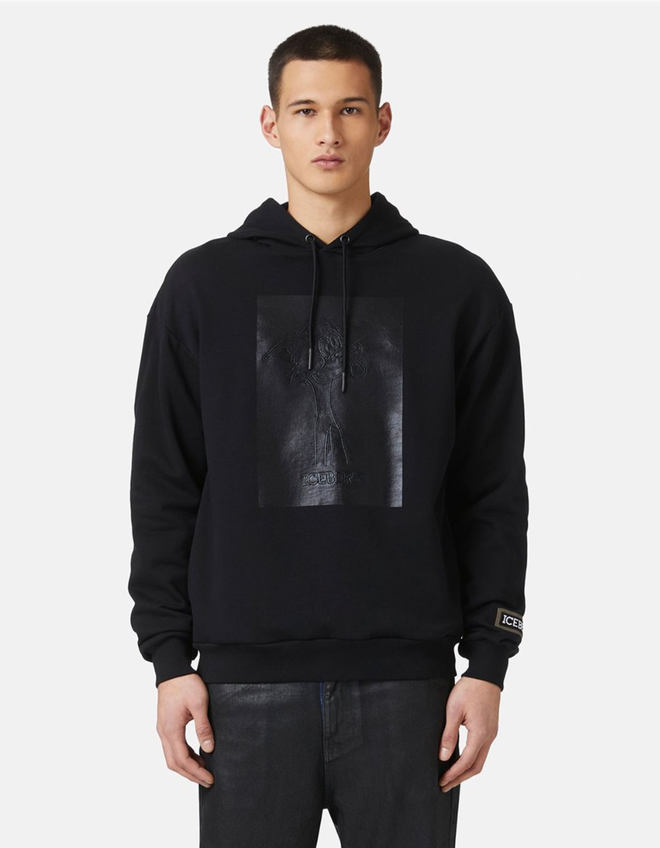Iceberg  Hoodies Zwart 24i I1p 0 E063 6300