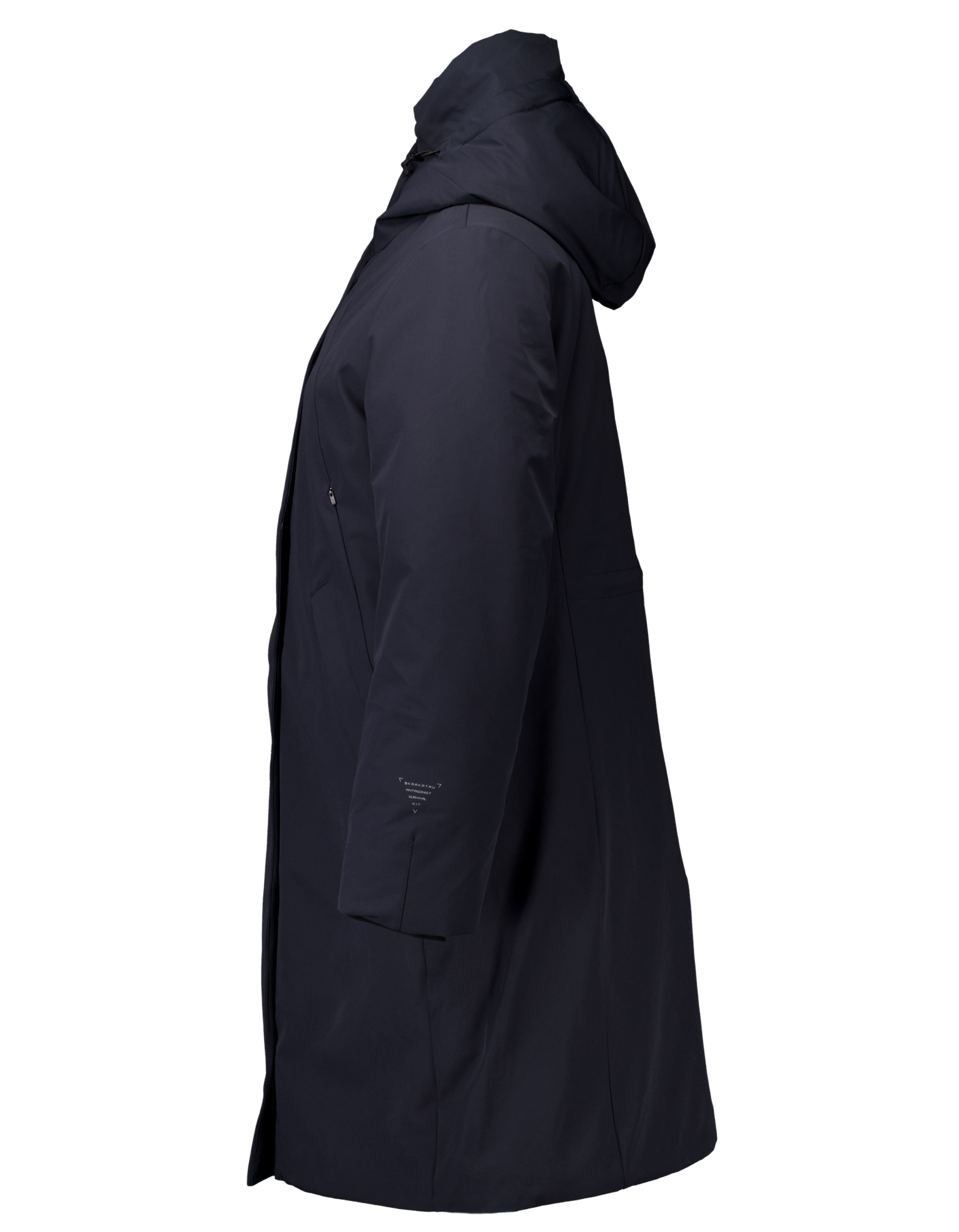 Krakatau Qw504 Parka's Donkergrijs 124200027