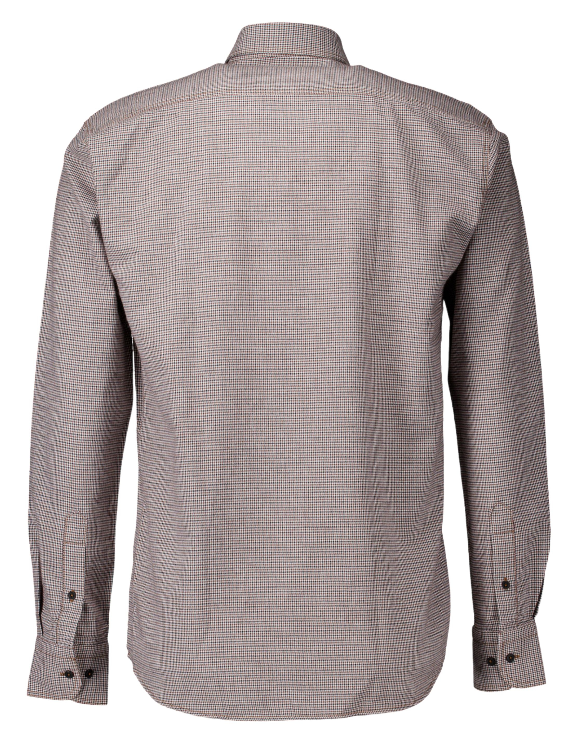 Giordano Brando Lange Mouw Overhemden Lichtbruin 427301