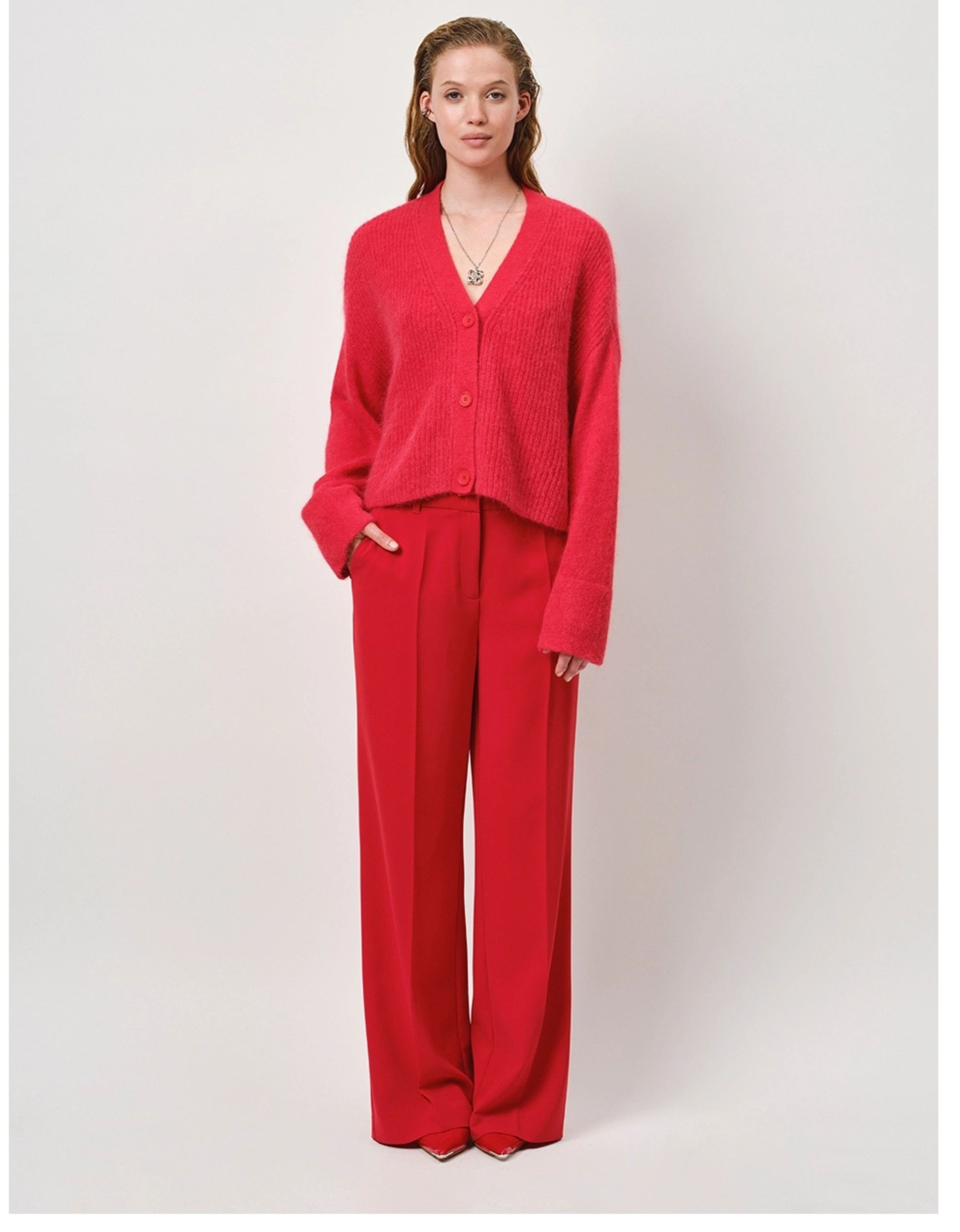 Dante 6 Alain Straigt Leg Pants Pantalons Rood 244131