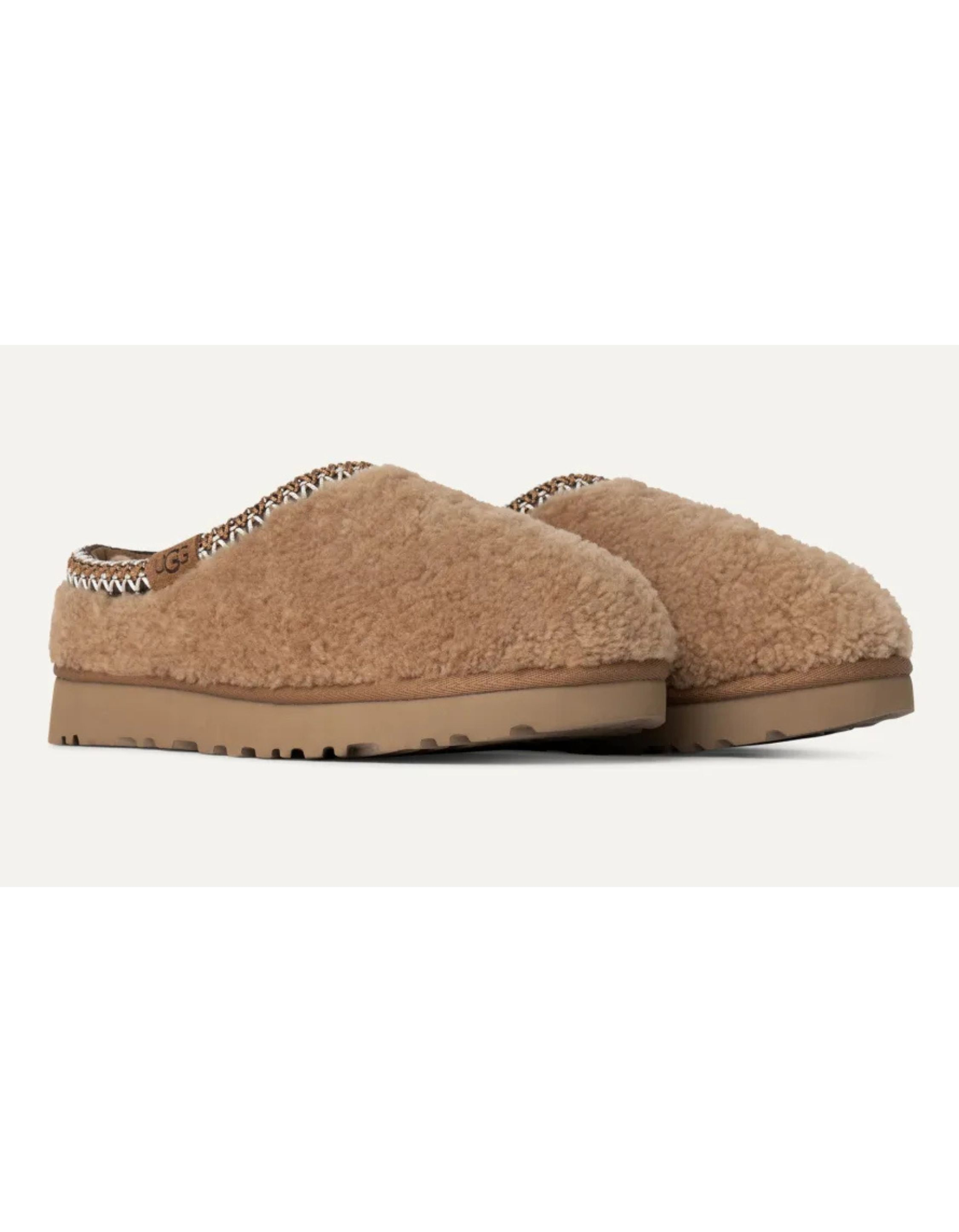 Ugg Tasman Maxi Curly Pantoffels Cognac 1158356