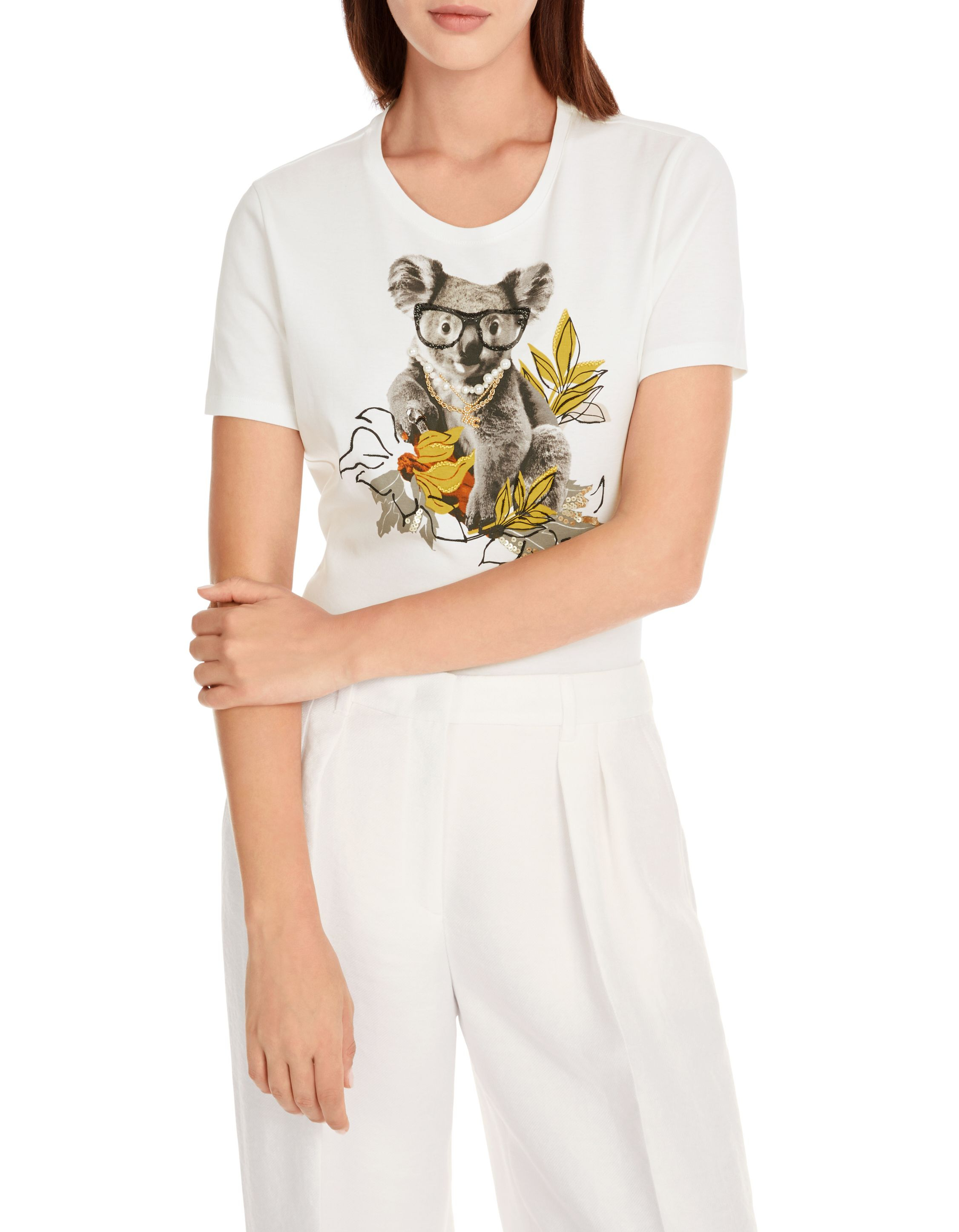 Marccain  T-shirts Off White Yc 48.32 J34